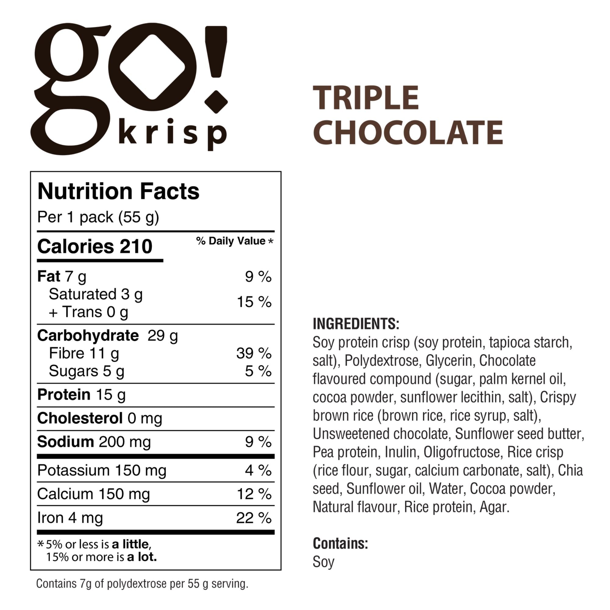 GO Krisp Energy Square (Box of 12)
