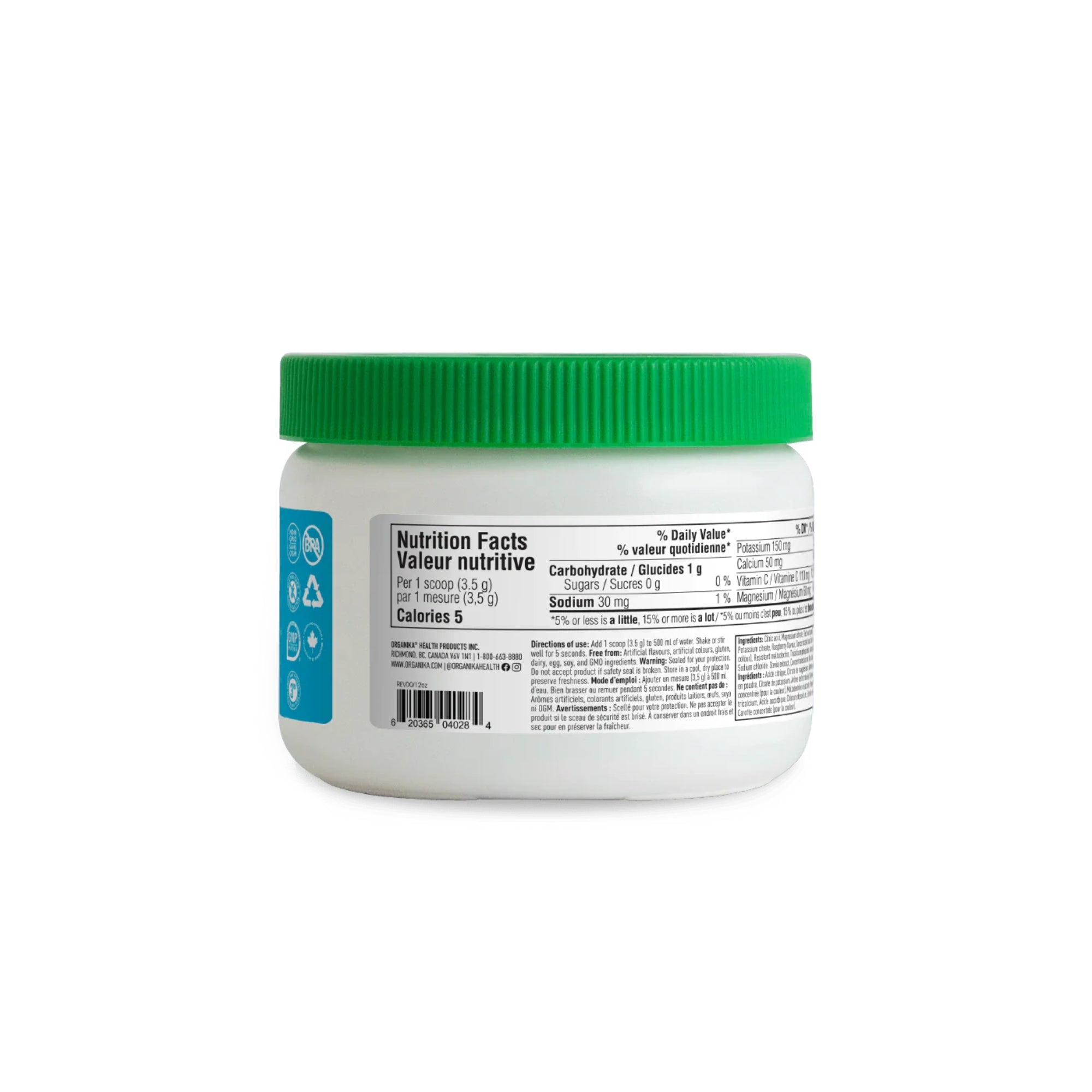 Organika Electrolytes 60 Servings