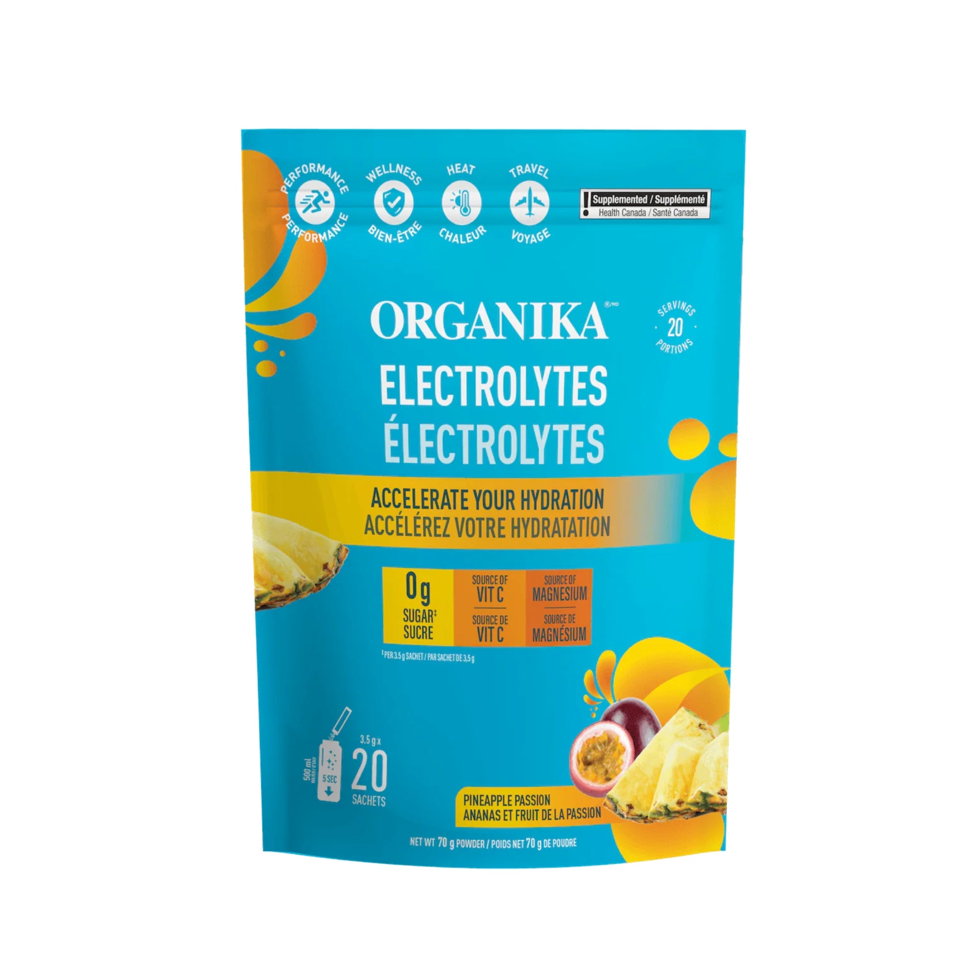 Organika Electrolytes Sachets (20 Pack)
