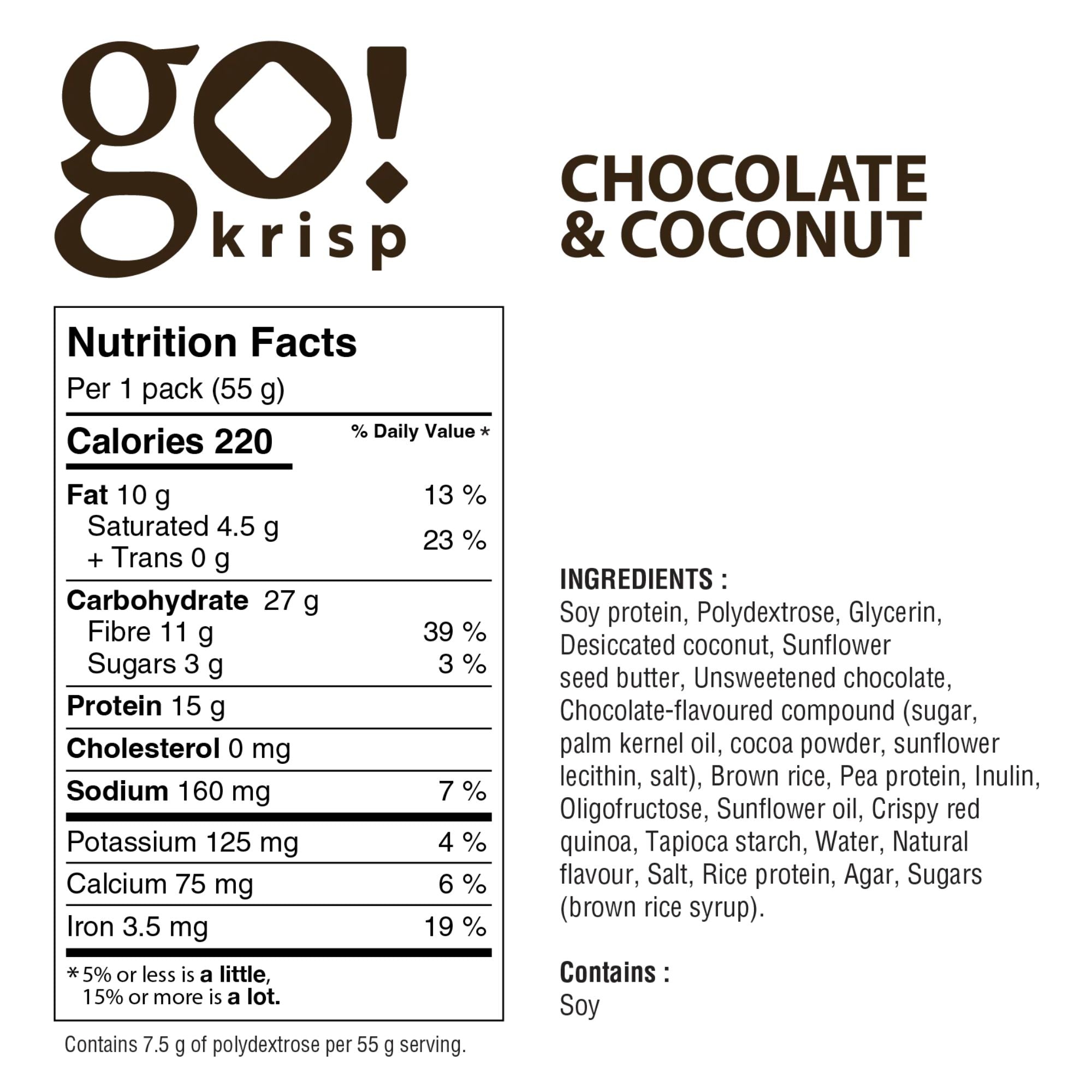 GO Krisp Energy Square (Box of 12)
