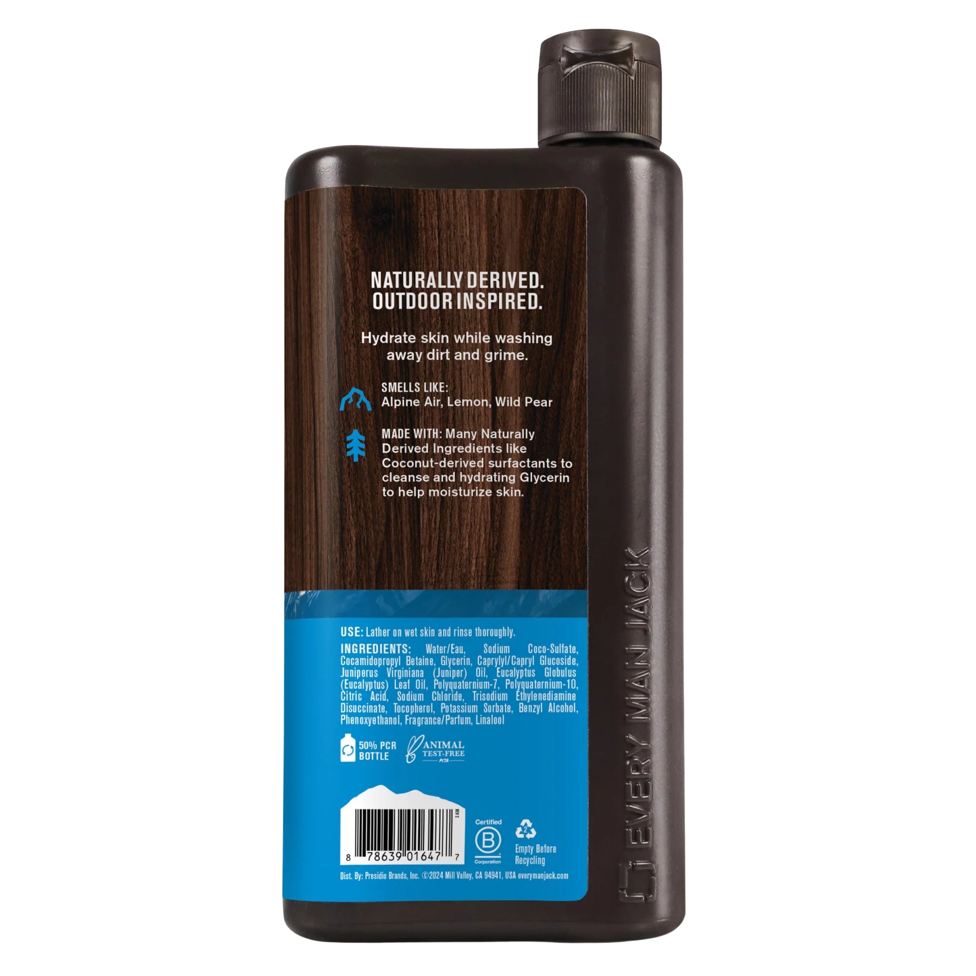 Every Man Jack Men's Body Wash - 16.9 fl oz (500ml)