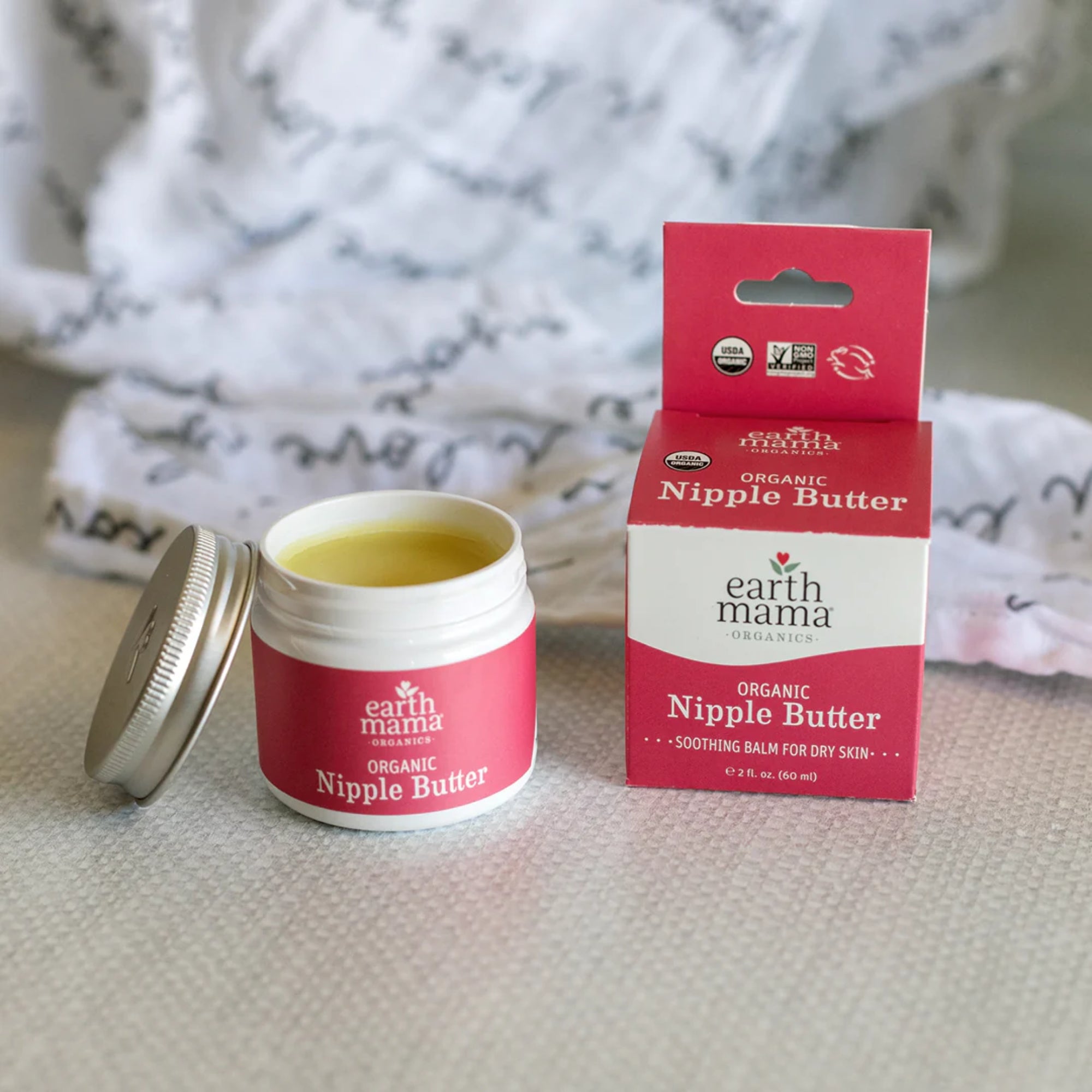 Organic Nipple Butter, 2 fl oz, 60 ml