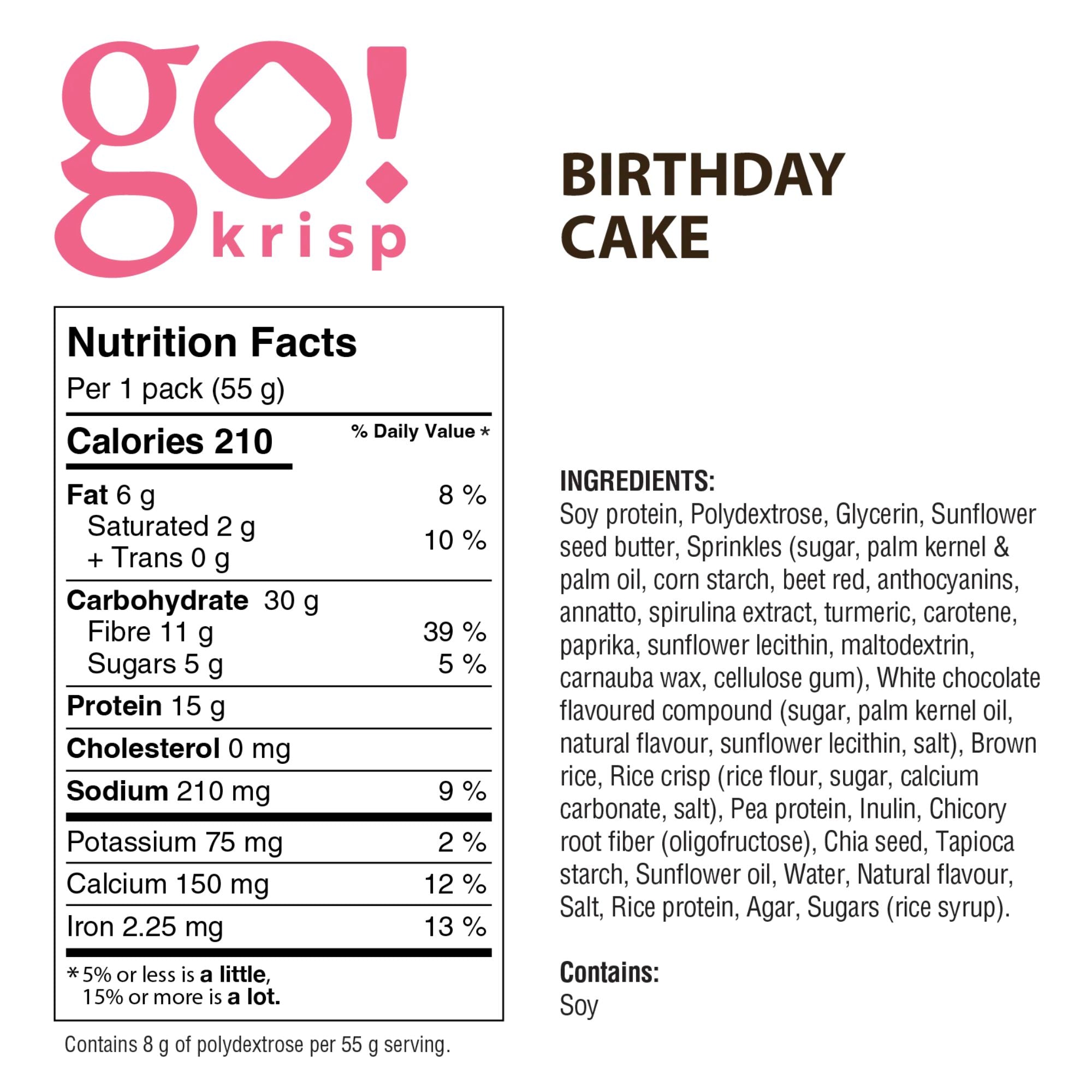 GO Krisp Energy Square (Box of 12)