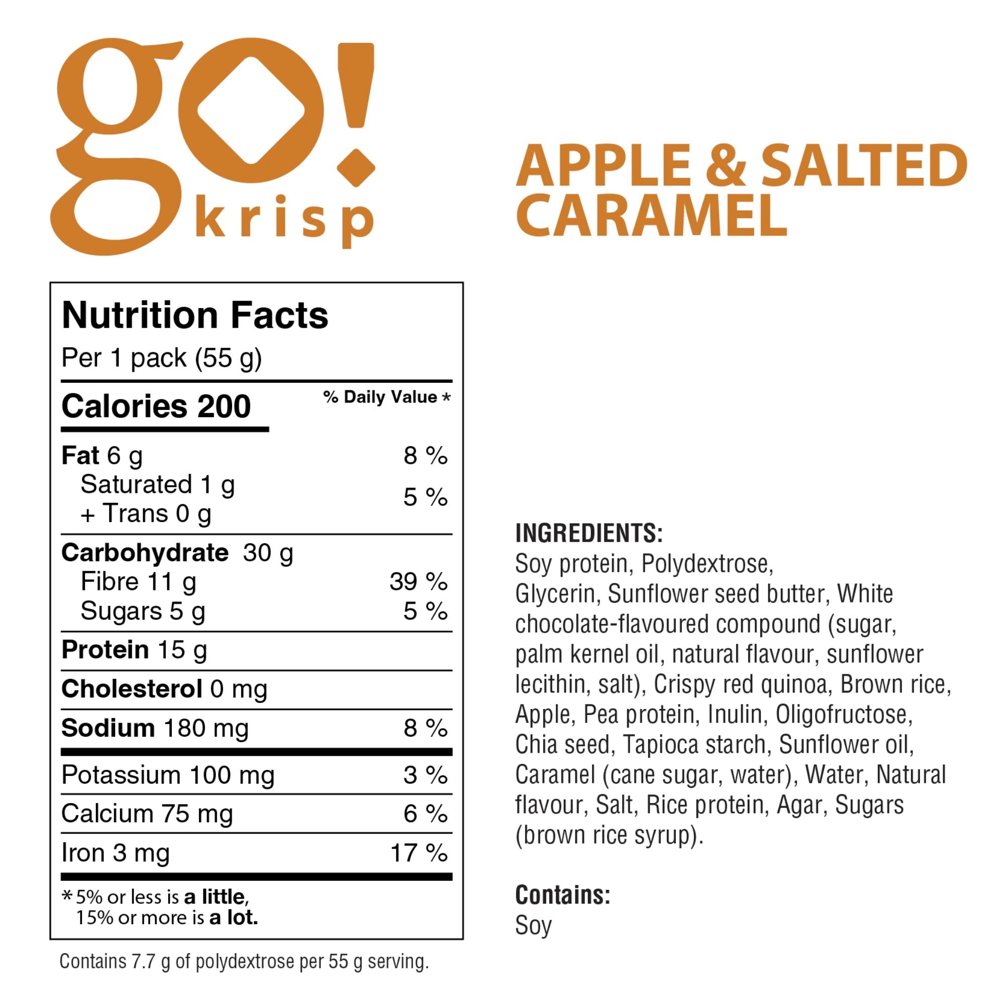 GO Krisp Energy Square (Box of 12)