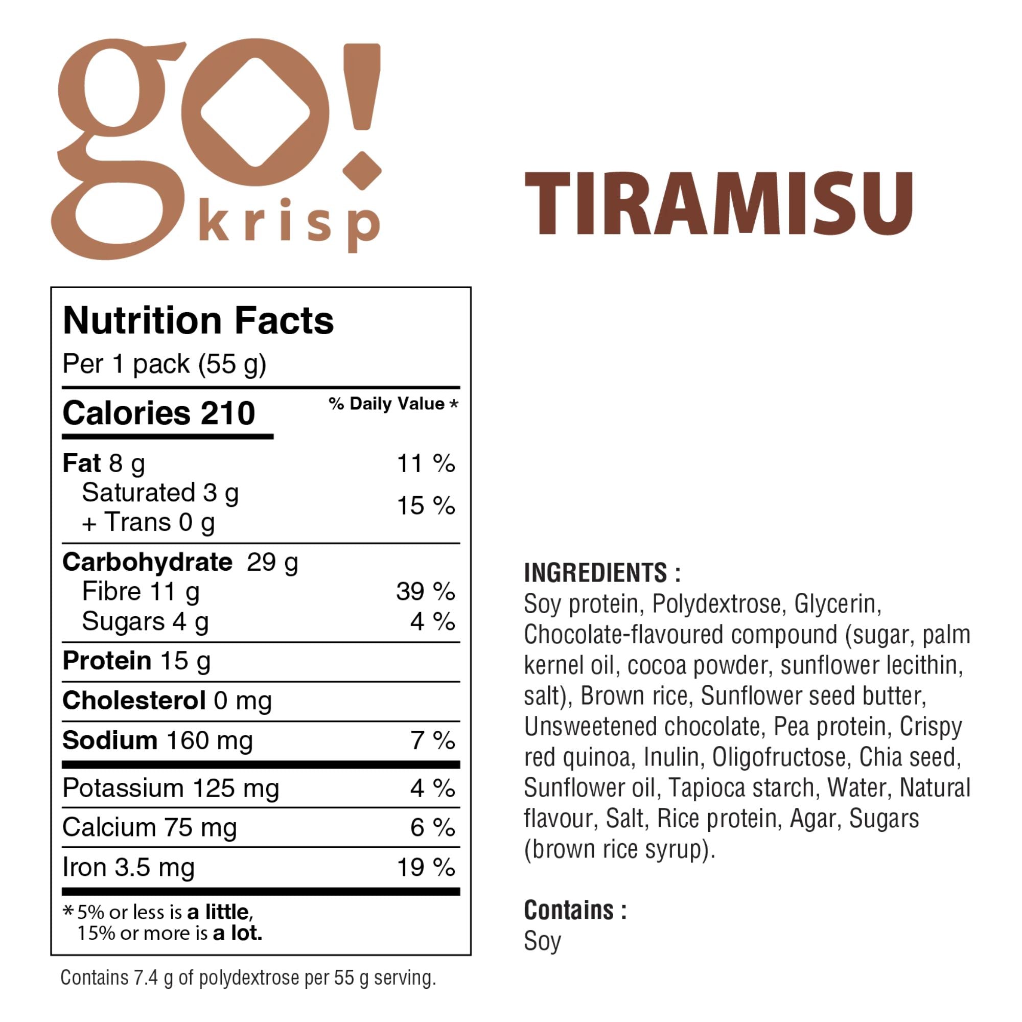 GO Krisp Energy Square (Box of 12)