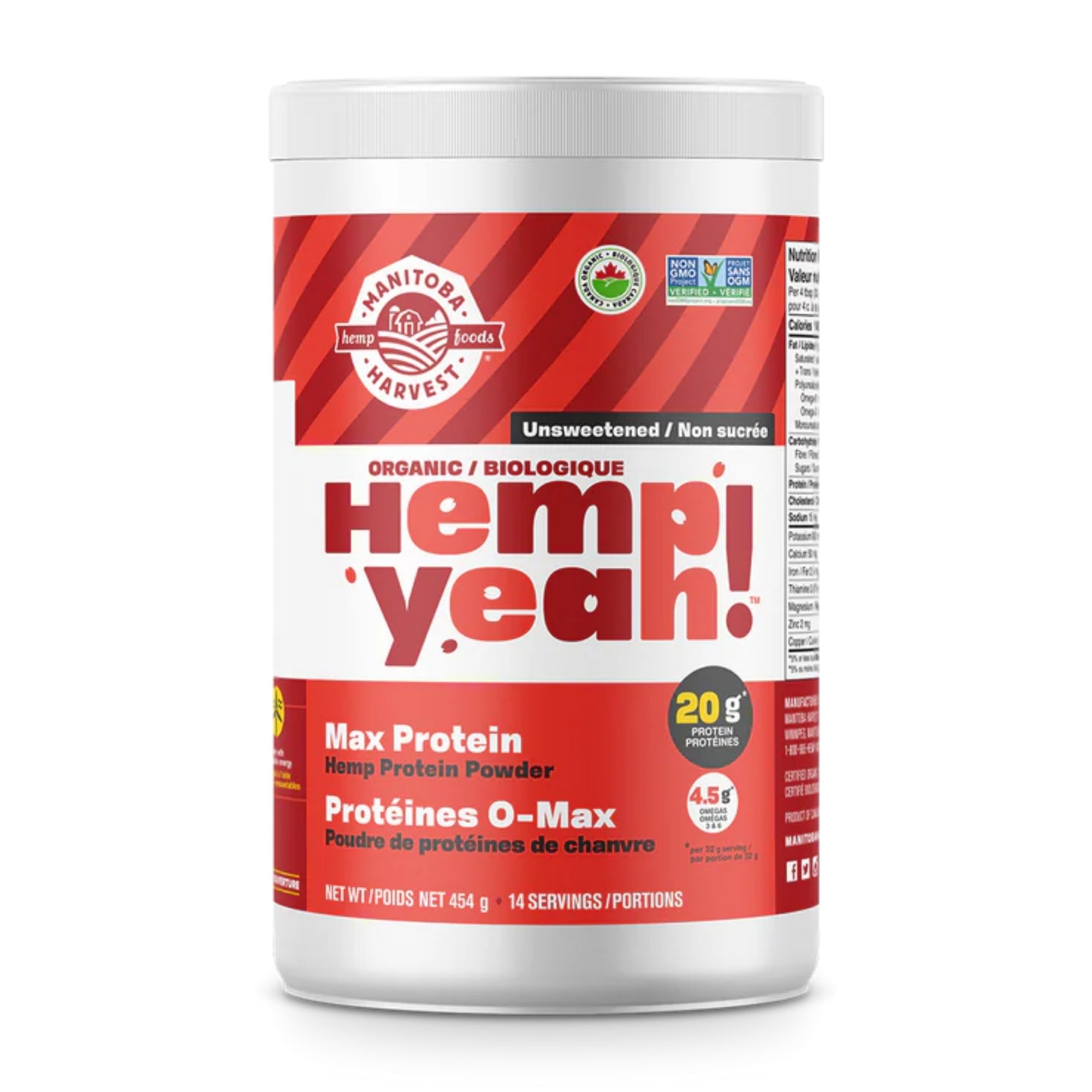 HEMP YEAH! MAX PROTEIN UNSWEETENED