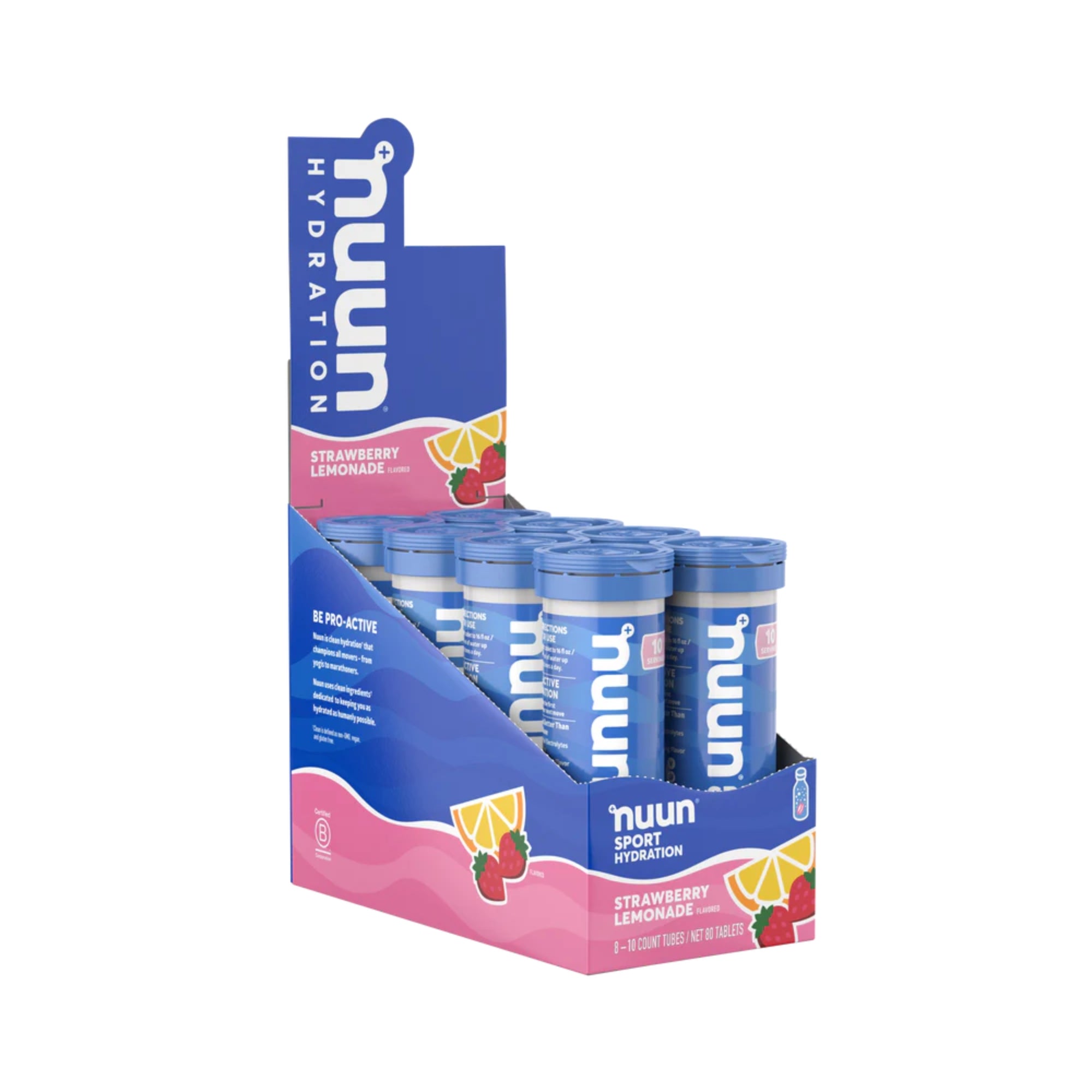 Nuun Sport Hydration, Effervescent Electrolyte Drink Tablets, 8-Pack
