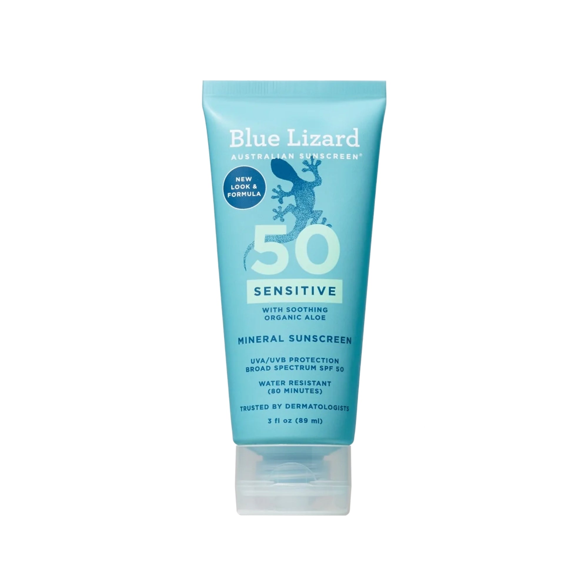 Blue Lizard Sensitive Mineral Sunscreen Lotion SPF 50 – Broad-Spectrum, Hypoallergenic Protection