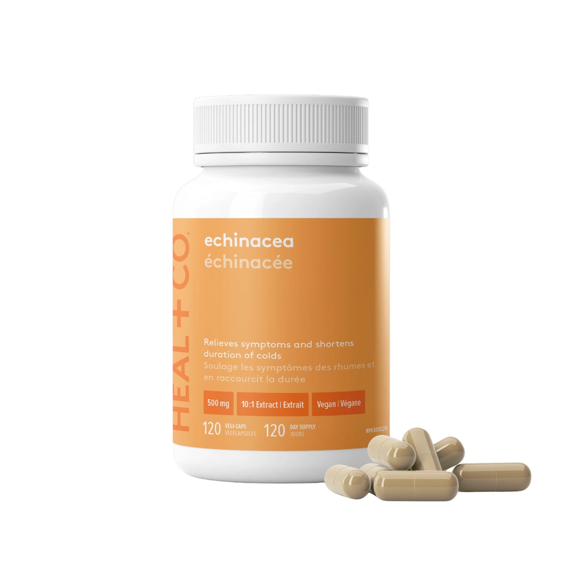 Echinacea 500 mg - 120 capsules