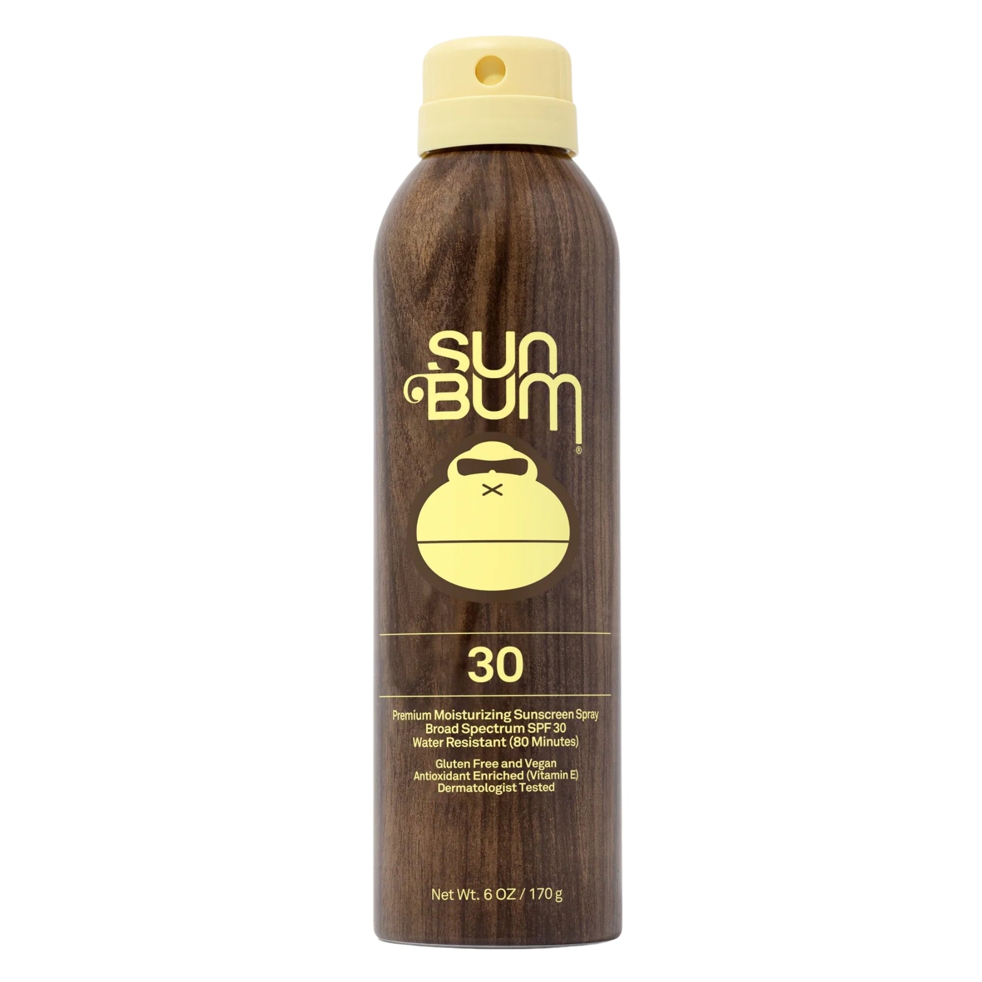 Sun Bum Moisturizing Sunscreen Continuous Spray SPF 30, 6 fl oz, 177ml