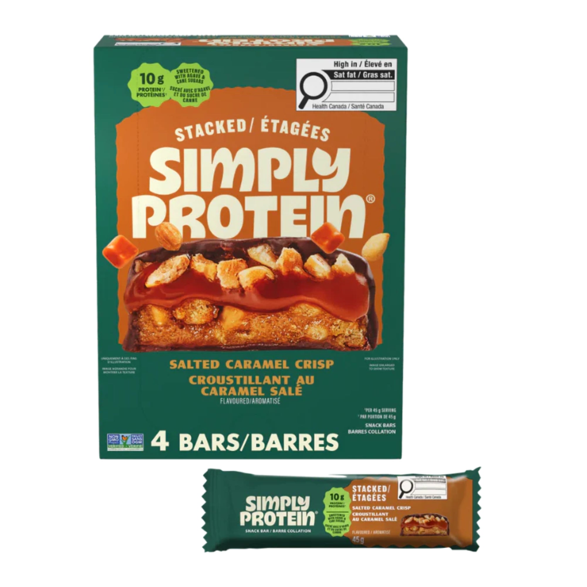 Plant Based Stacked Protein Bars (Box of 12)