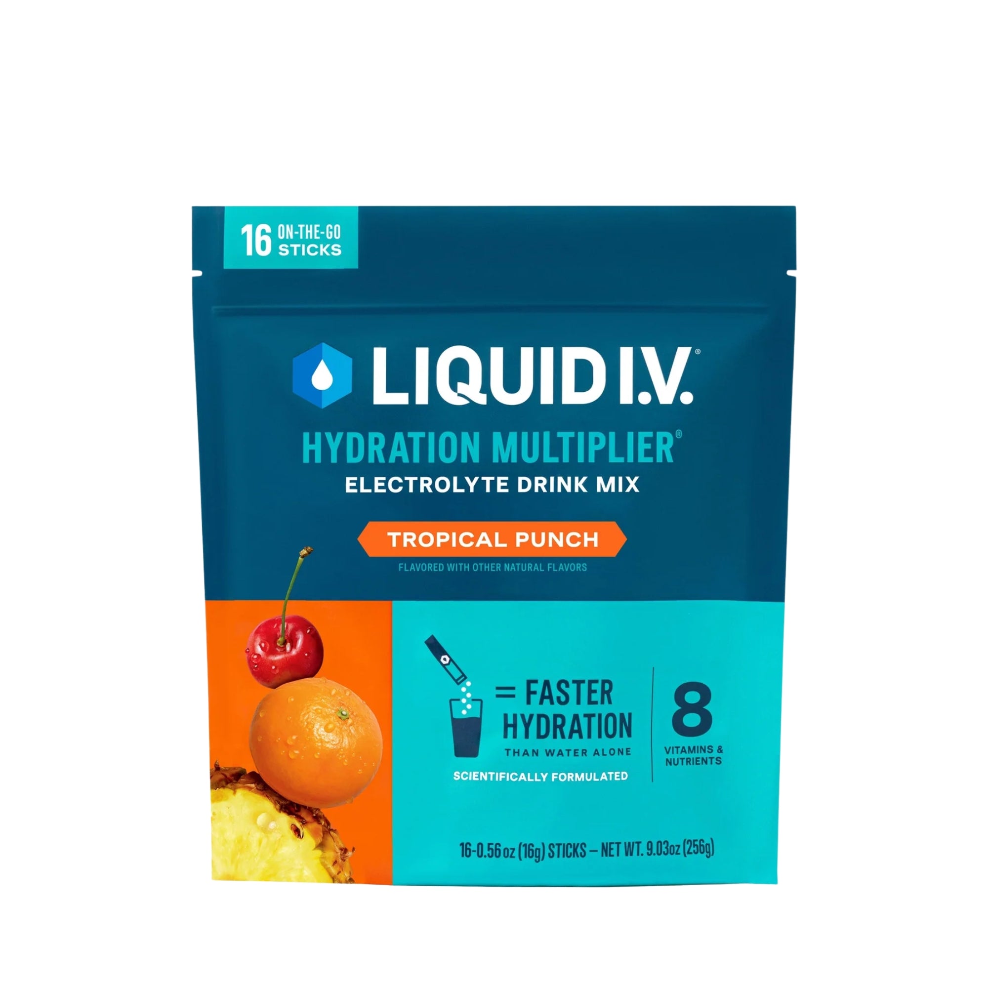 Liquid I.V., Hydration Multiplier®, Electrolyte Drink Mix, 16 Stick Packs