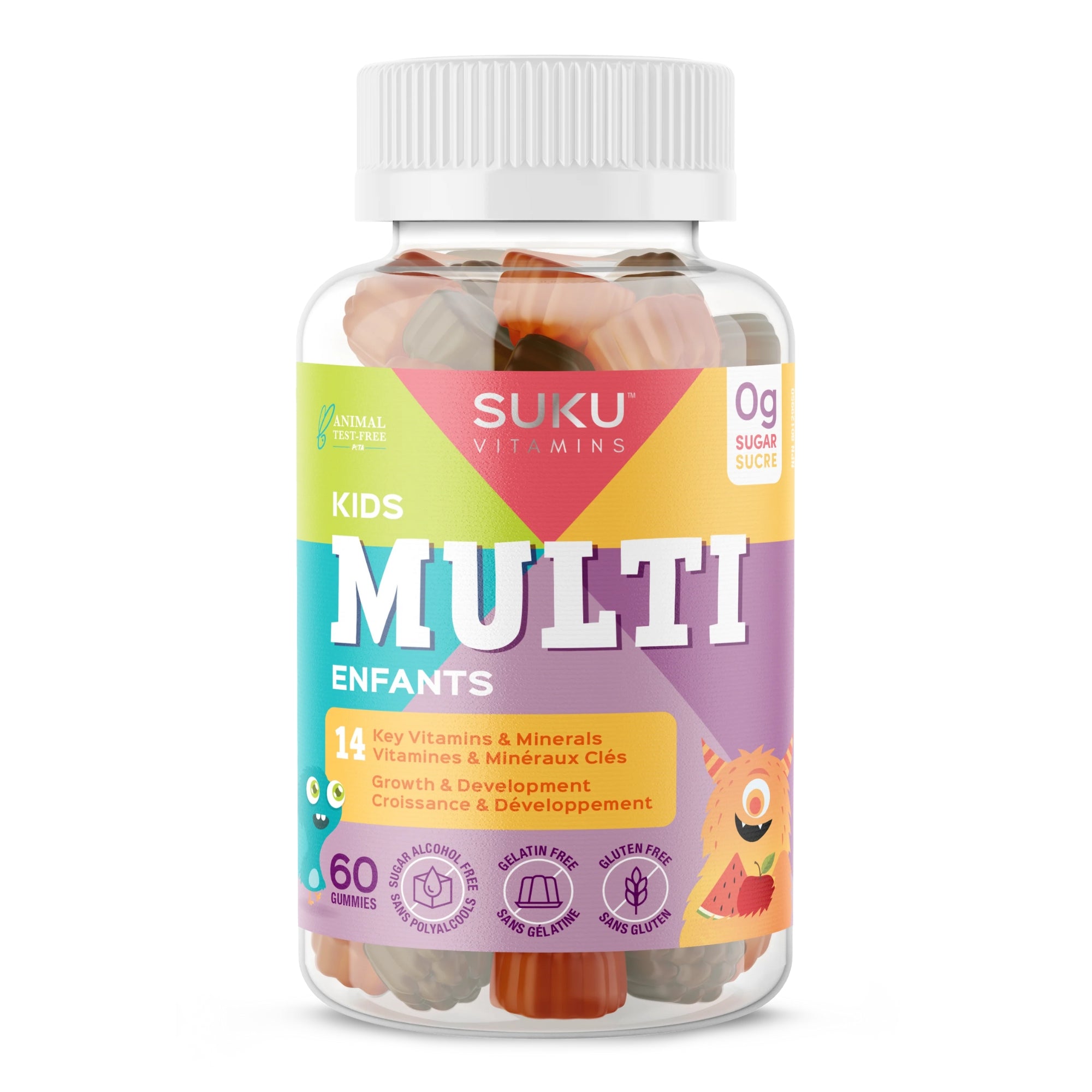 SUKU Vitamins The Complete Kids Multi + Prebiotics