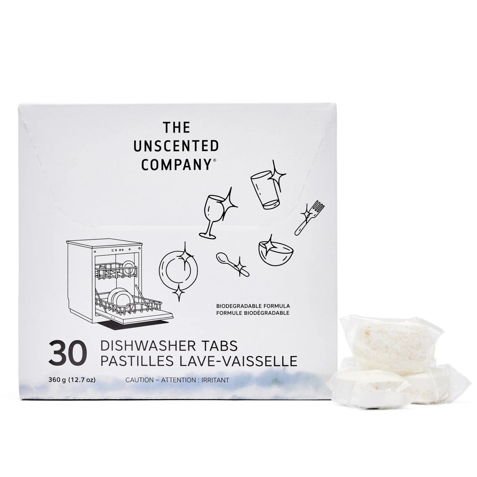 The Unscented Company® Dishwasher Tabs - 30 tabs