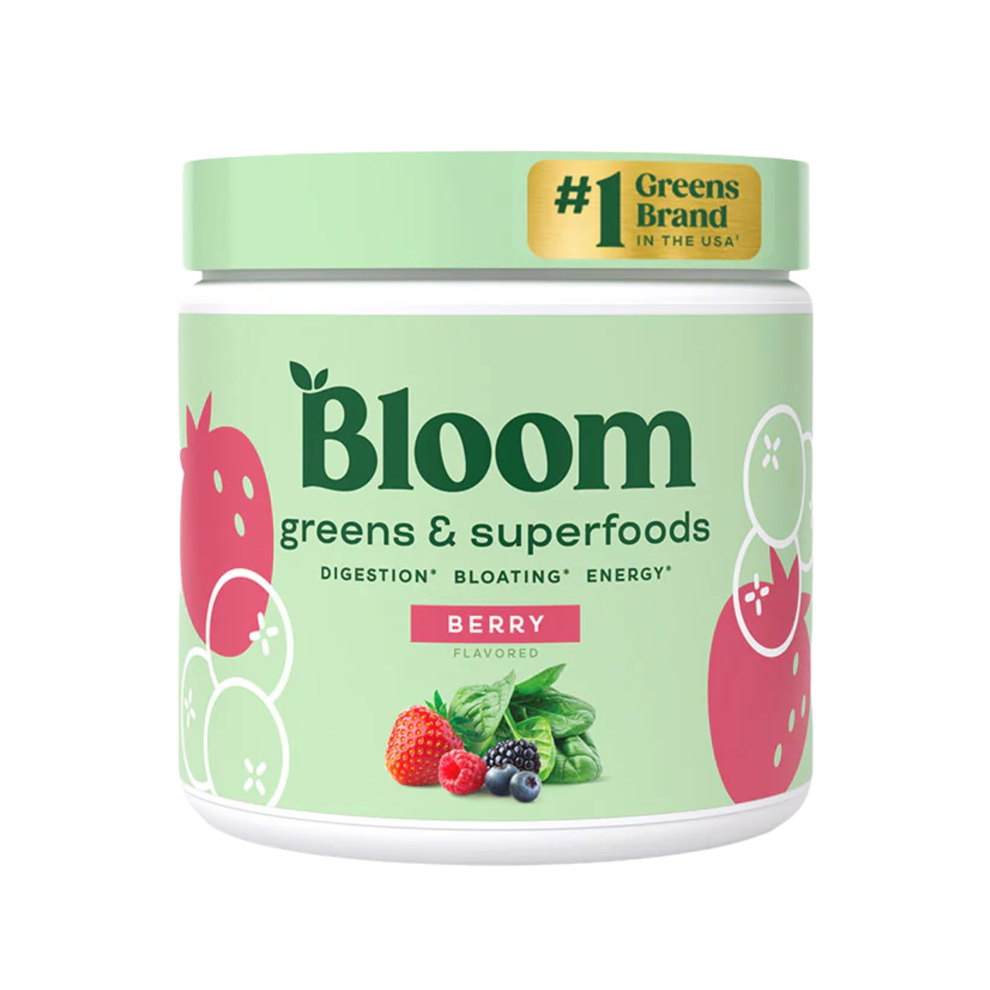 Bloom Greens & Superfoods Berry 4.66 oz, 132 g