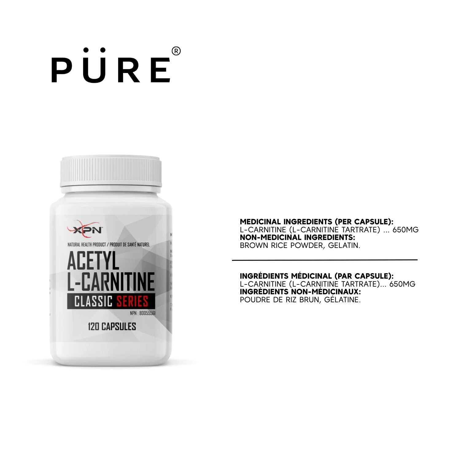 L-Carnitine 650 120 capsules