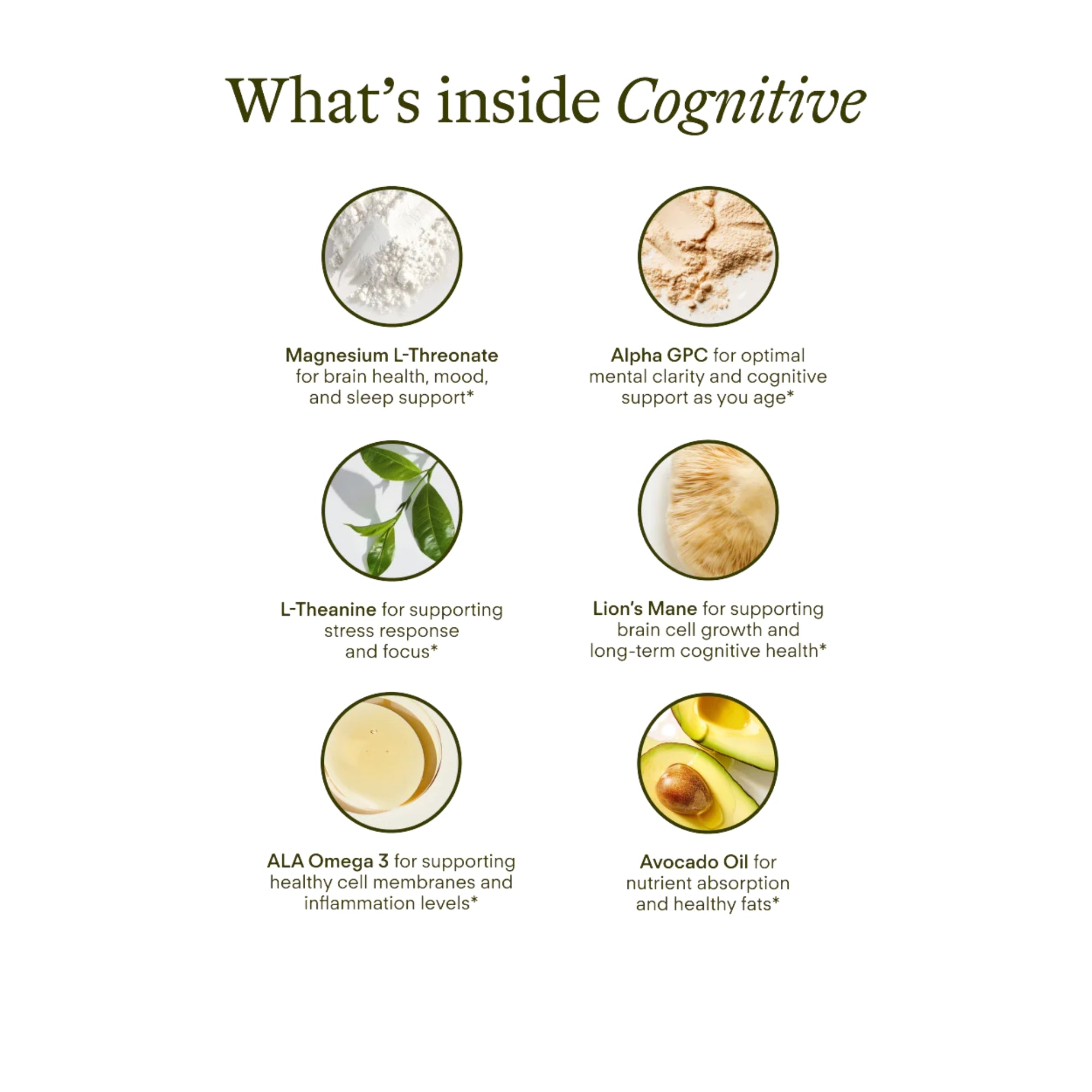 Cognitive - 30 Day Supply