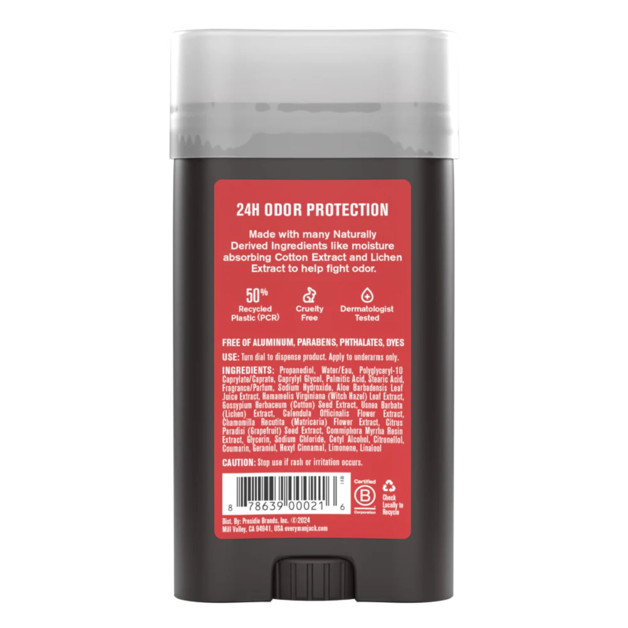 Every Man Jack Men's Aluminum Free Deodorant - 3 oz (85 g)