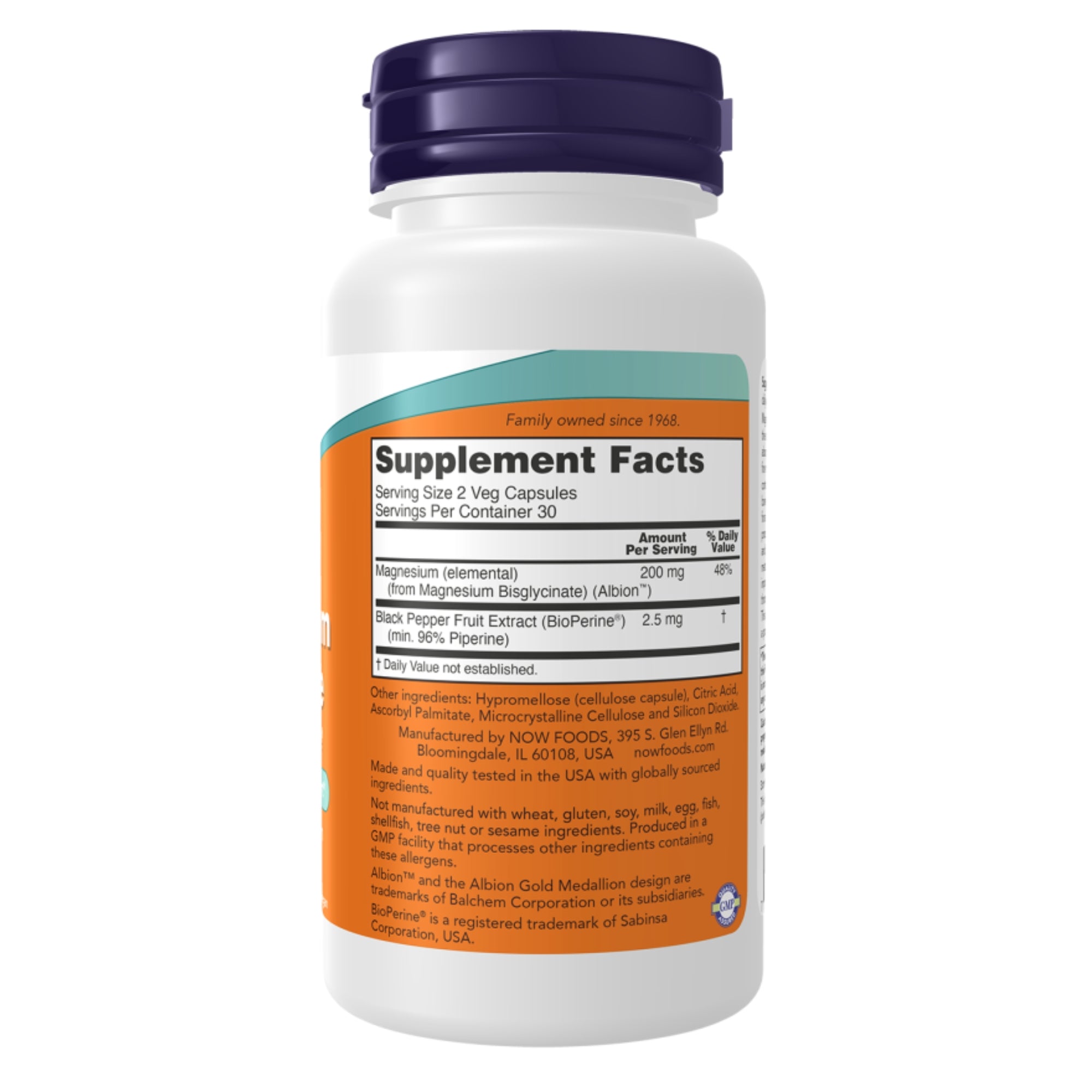 NOW Foods, Magnesium Glycinate, 180 Tablets (100 mg per Tablet)