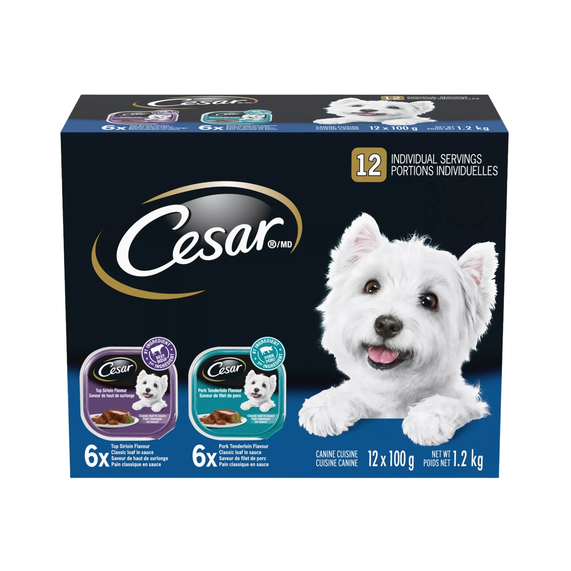 CESAR Classic Loaf In Sauce Adult Wet Dog Food Variety Pack