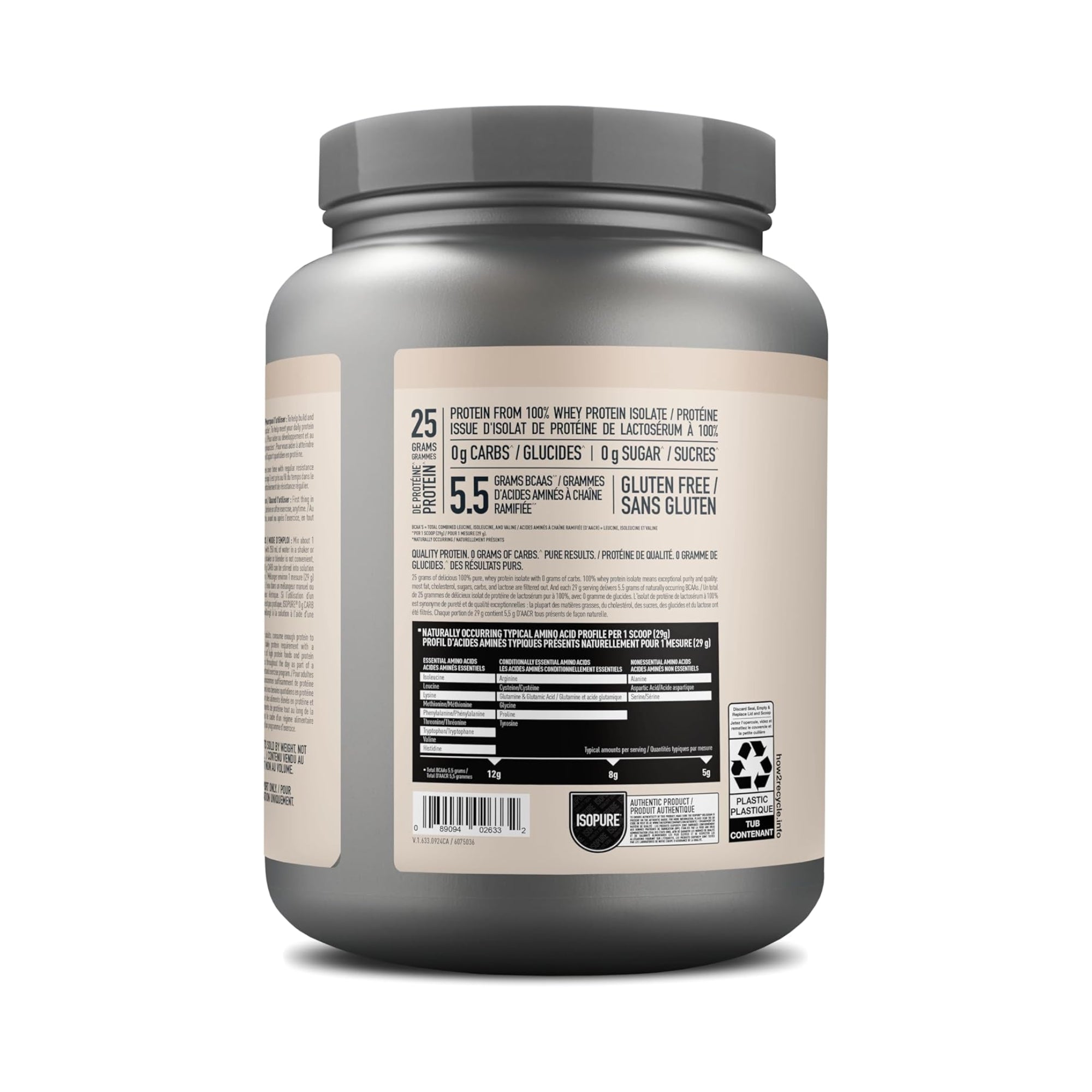 Isopure Zero Carb Protein Powder - 406 g