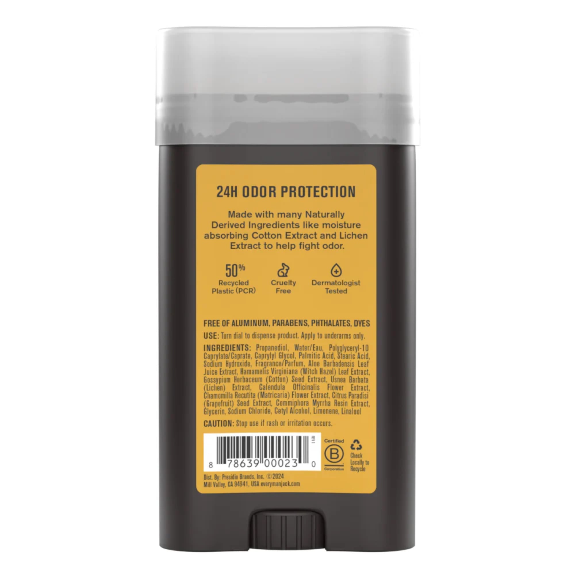 Every Man Jack Men's Aluminum Free Deodorant - 3 oz (85 g)