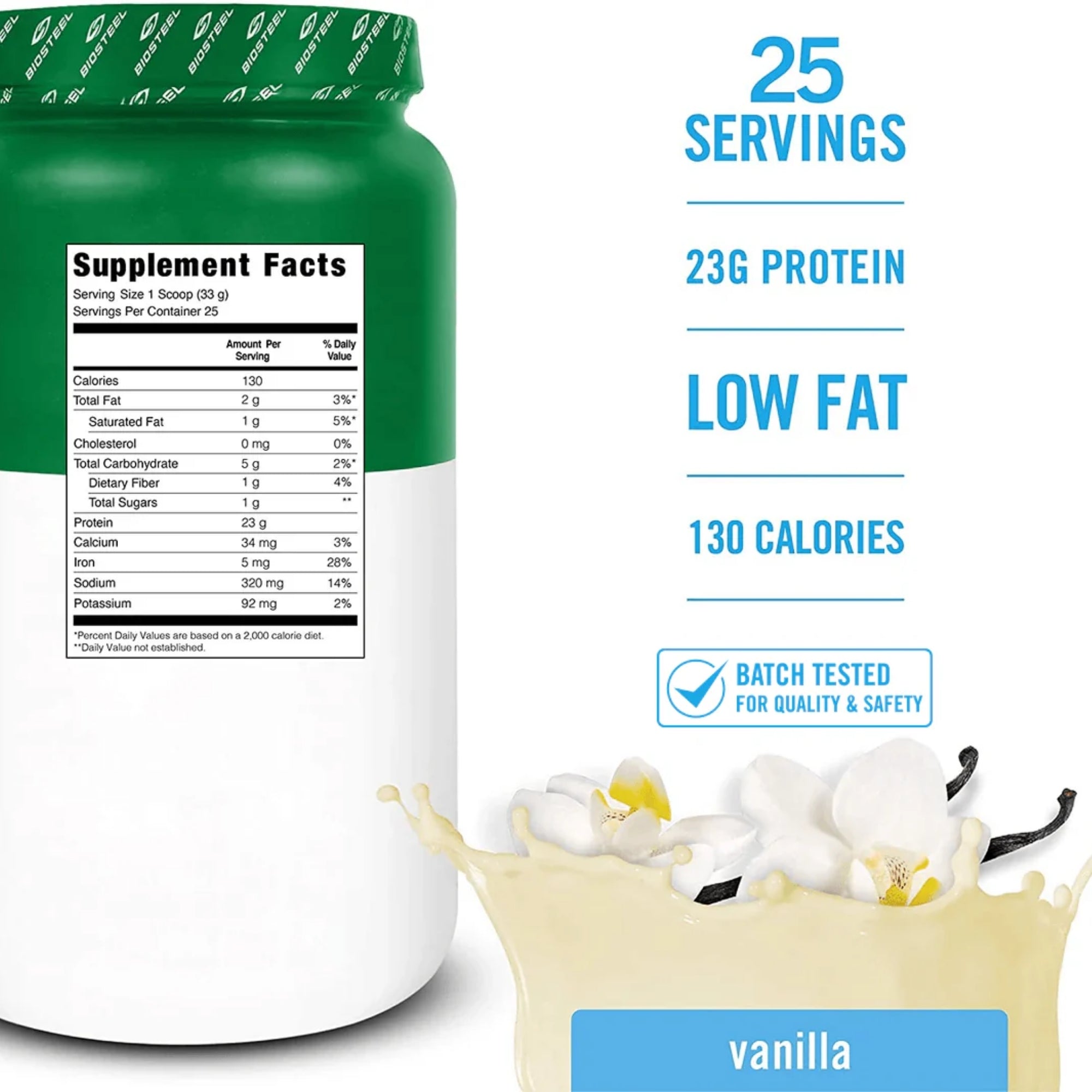 PLANT-BASED PROTEIN / Vanilla - 25 Servings