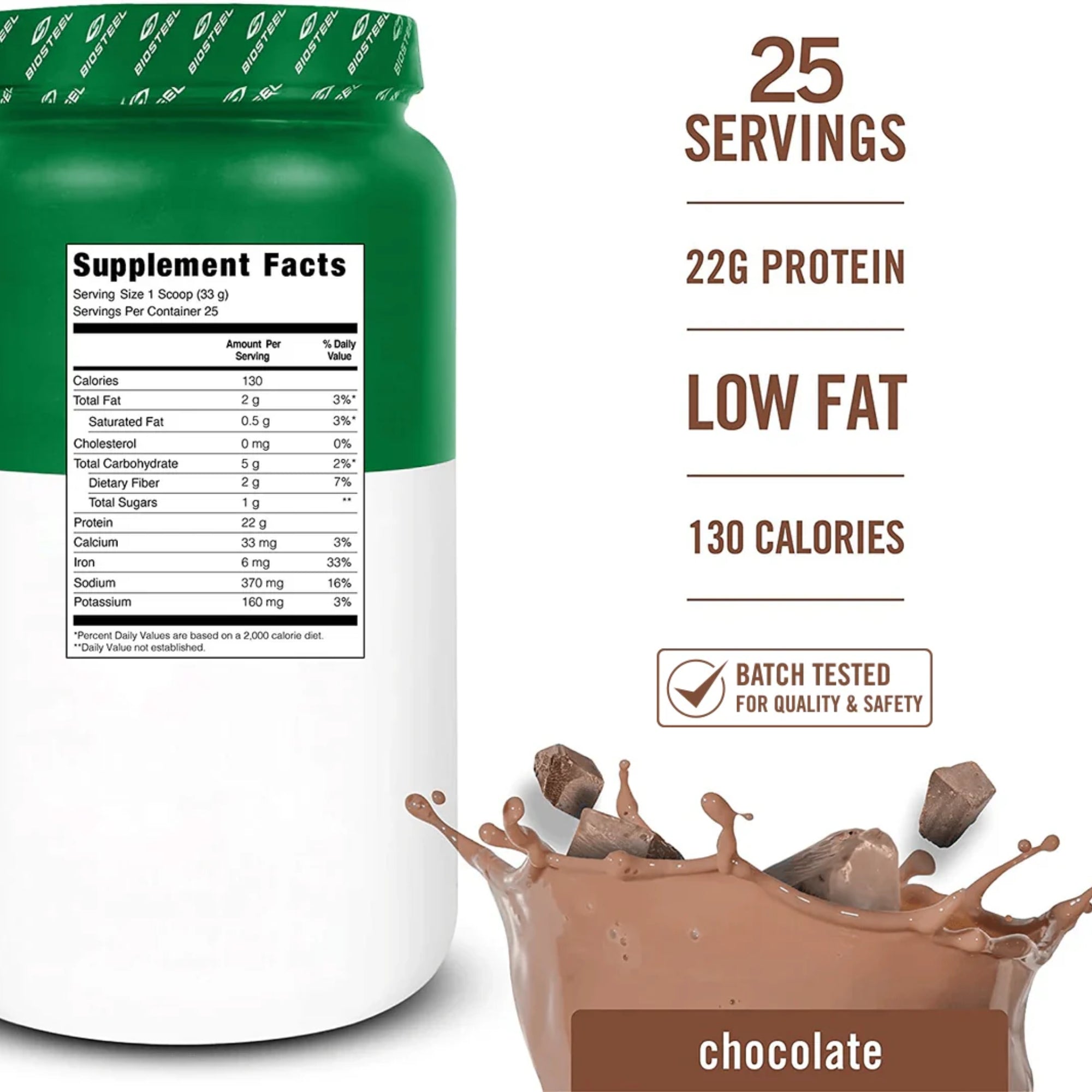 PLANT-BASED PROTEIN / Chocolate - 25 Servings