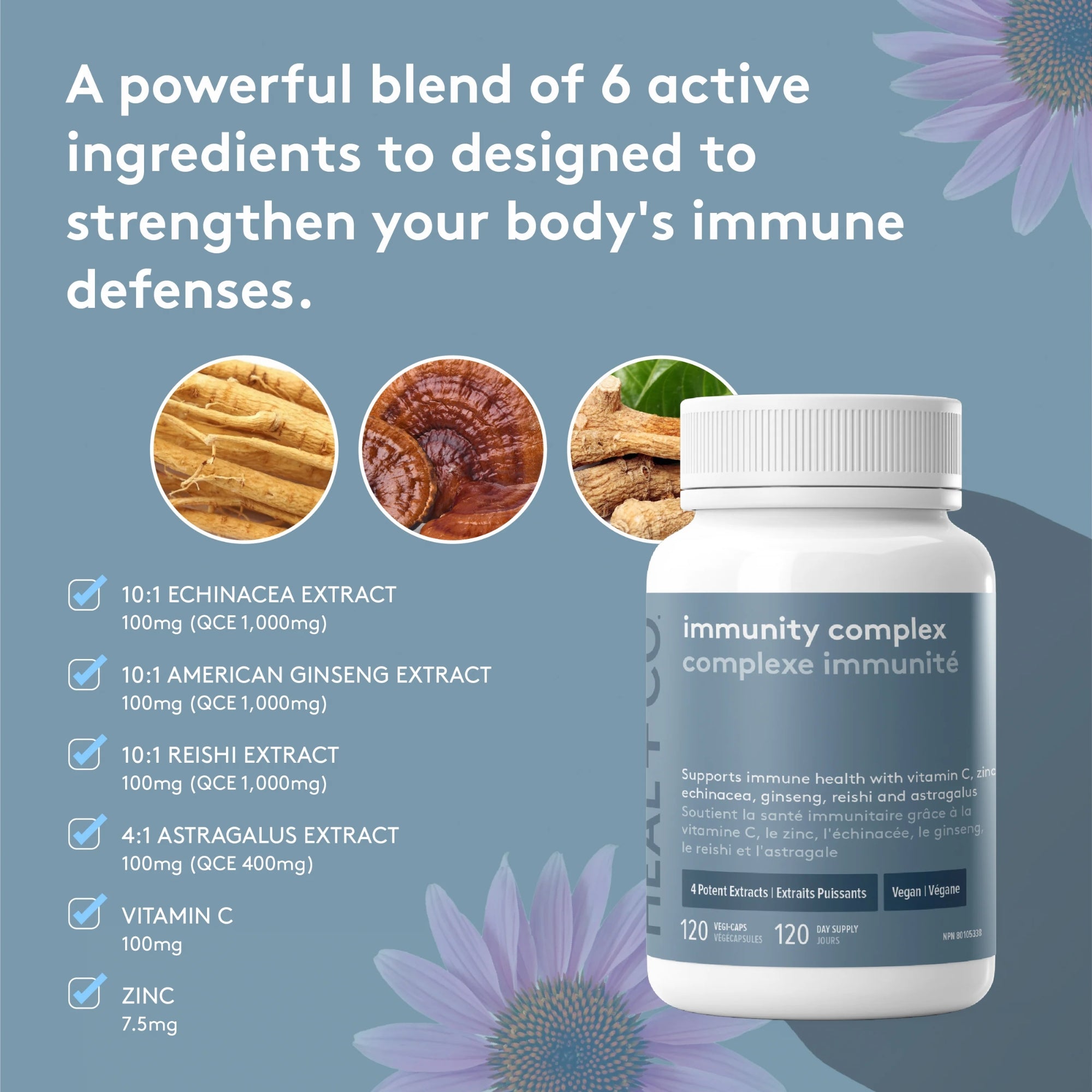 Immunity Complex 500 mg - 120 capsules