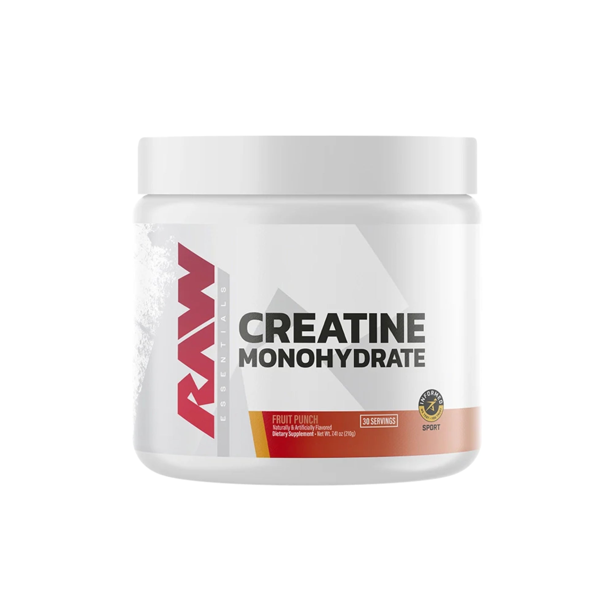 Raw Creatine Monohydrate Flavored - 30 Servings