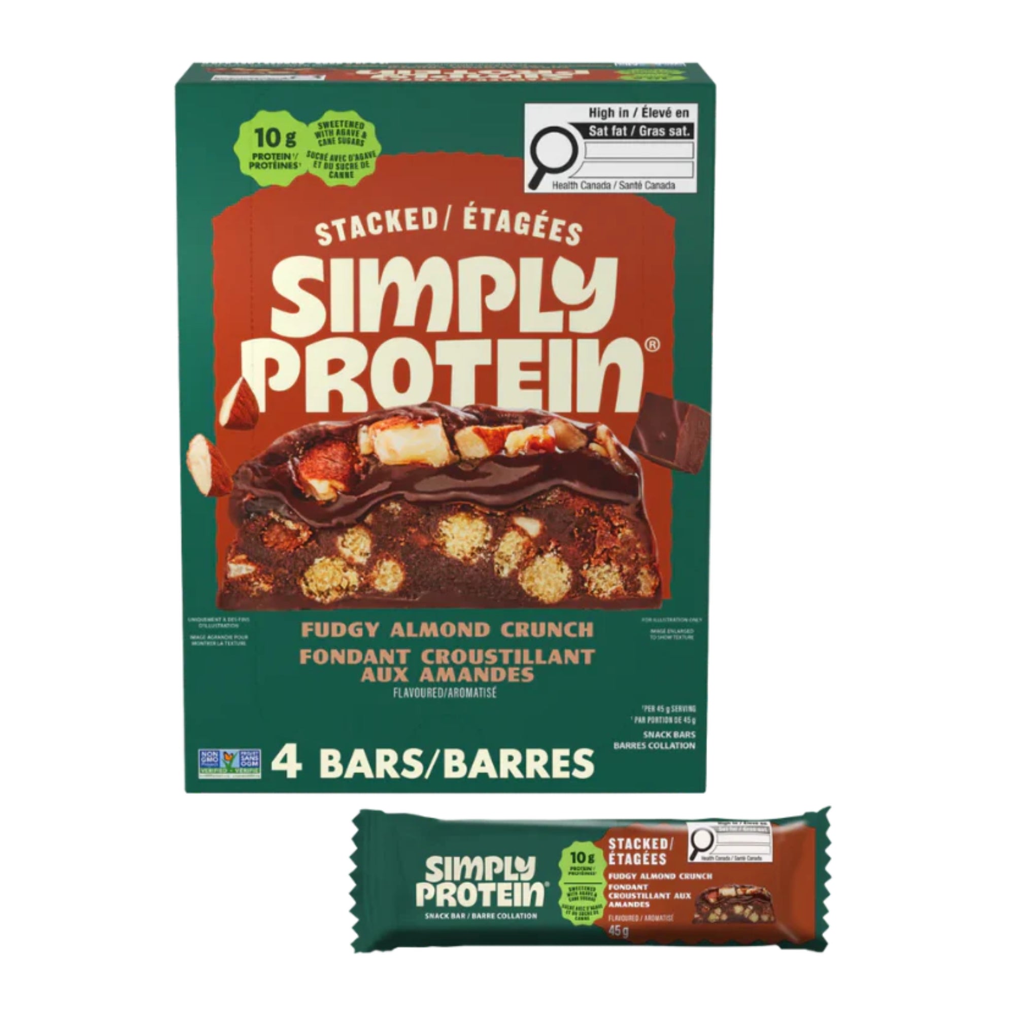 Plant Based Stacked Protein Bars (Box of 12)