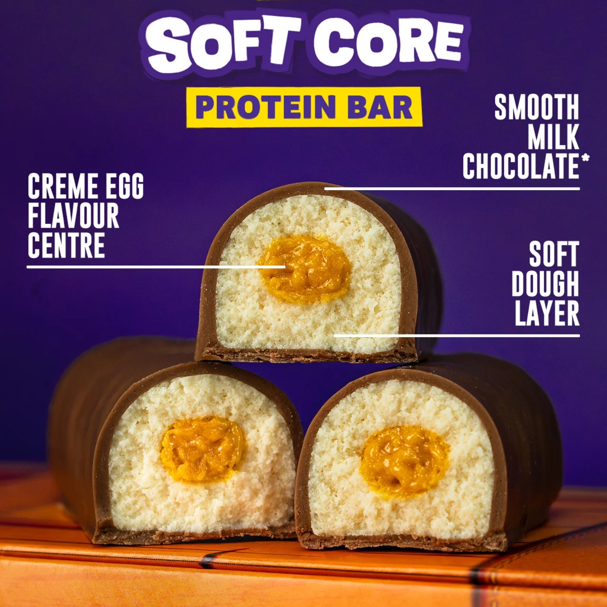 Grenade Creme Egg Flavour Soft Core Protein Bar Limited Edition (Box of 18)