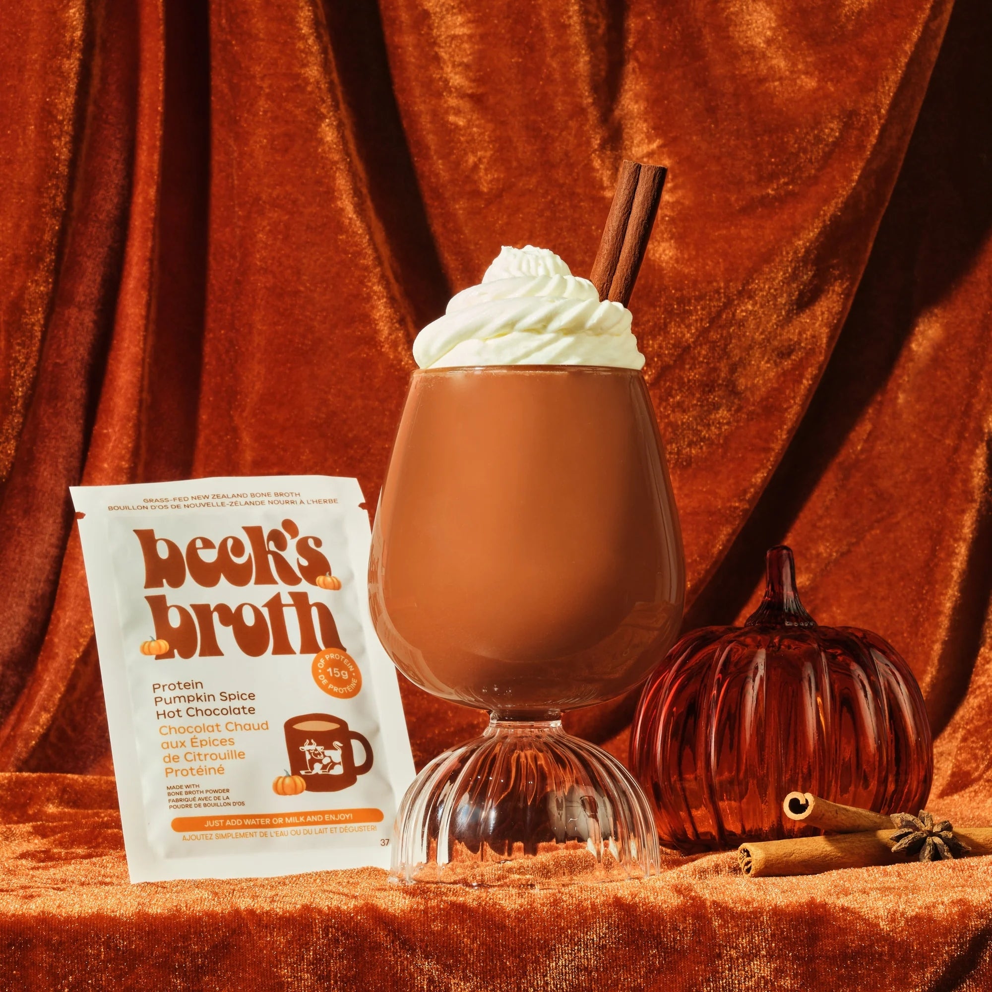 Protein Pumpkin Spice Hot Chocolate (12 Pack Carton)