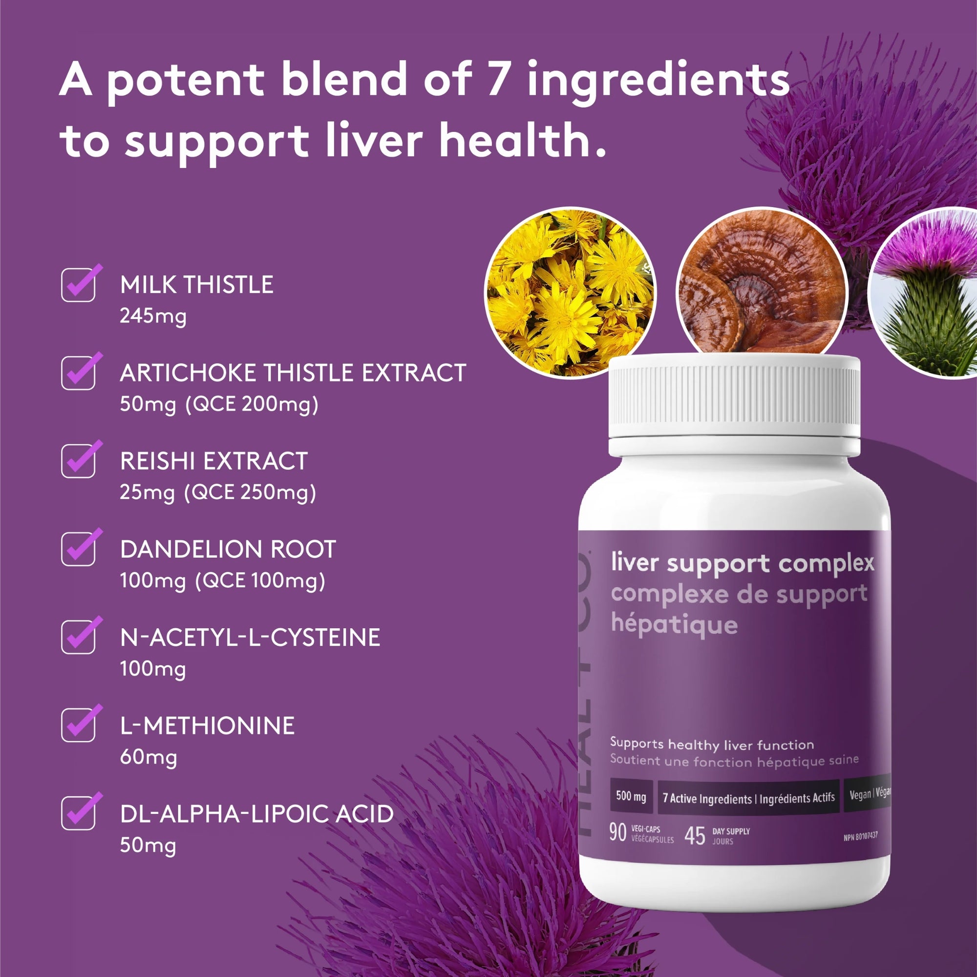 Liver Support Complex - 90 capsules