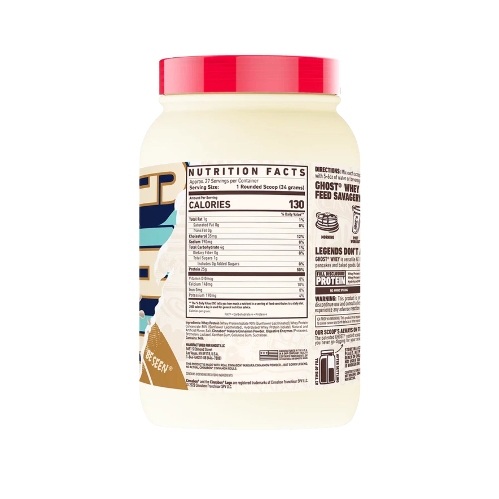 GHOST® Whey Protein Powder 2.2 lb