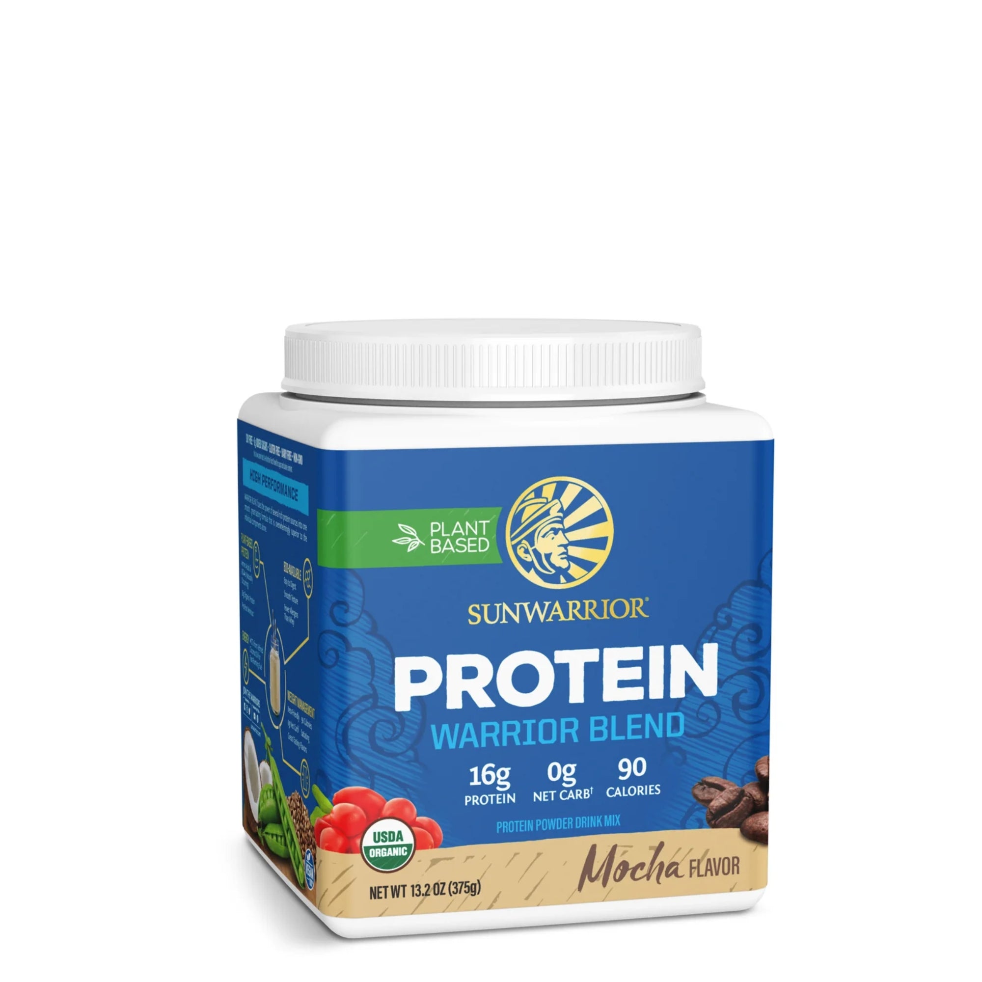 Sunwarrior Warrior Blend Organic Vegan Protein Powder - 17 servings