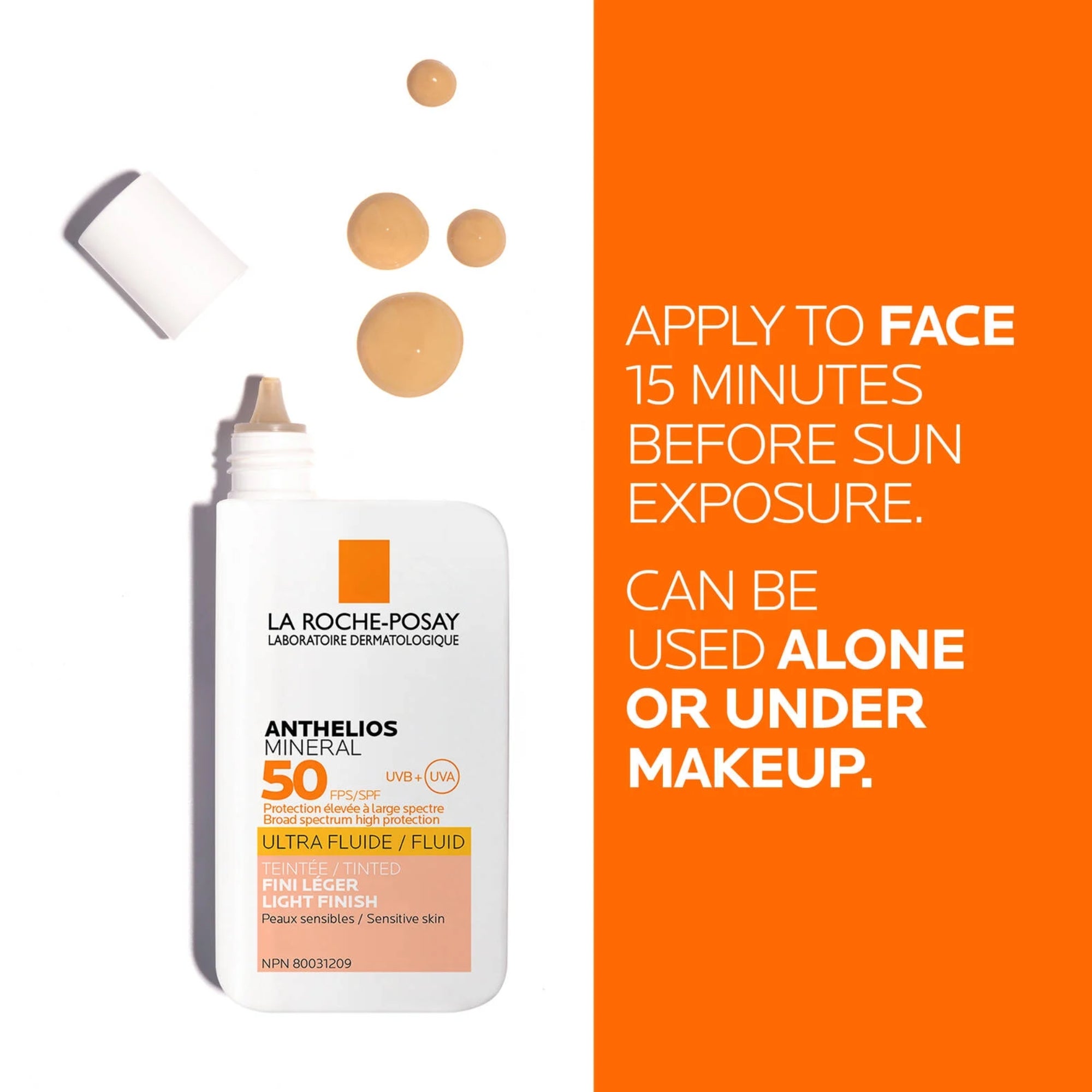La Roche-Posay Sun Protection Anthelios Ultra-fluid Lotion SPF 50, 1.70 fl oz, 50 ml