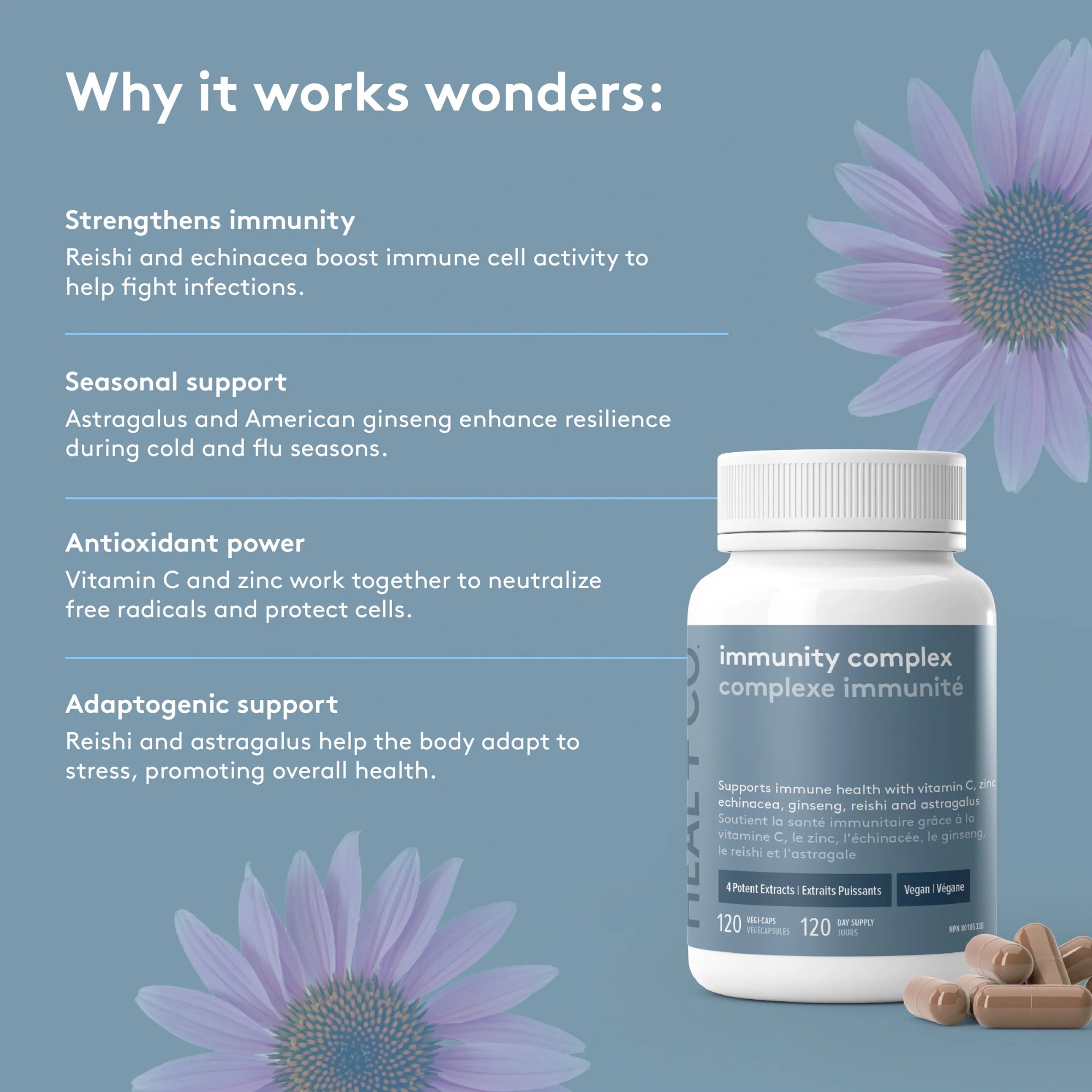 Immunity Complex 500 mg - 120 capsules