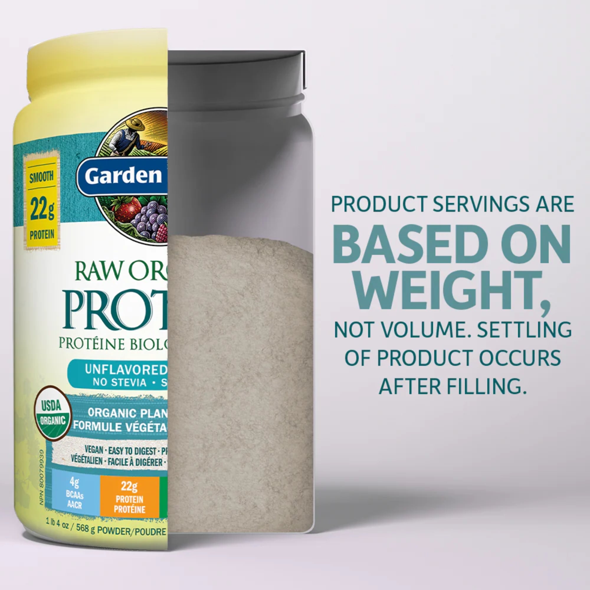 Garden of Life, RAW Organic Protein, 1 lb 3.75 oz (560 g)