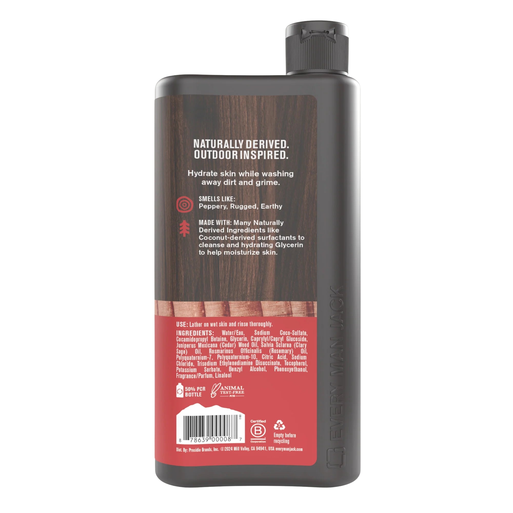 Every Man Jack Men's Body Wash - 16.9 fl oz (500ml)