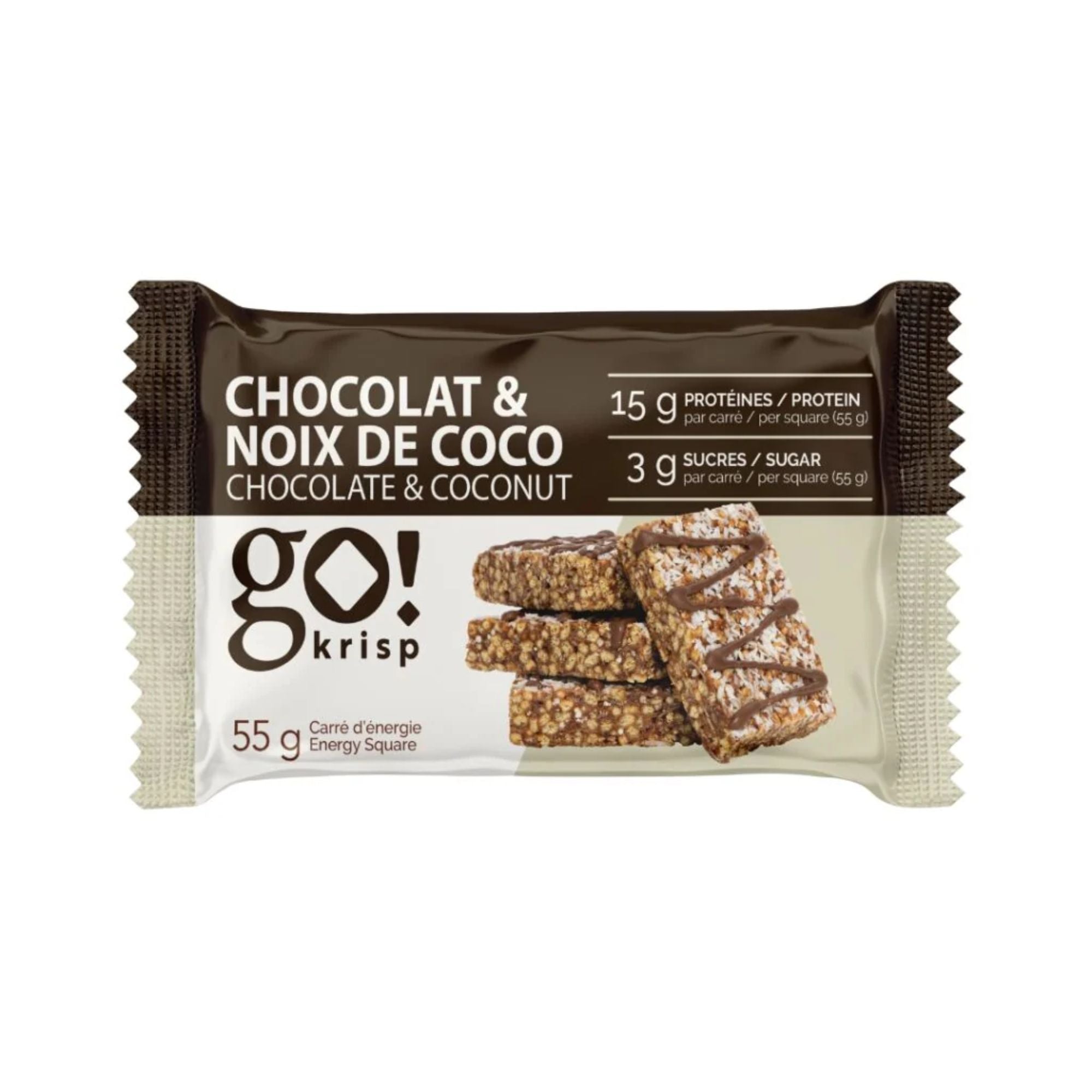 GO Krisp Energy Square (Box of 12)