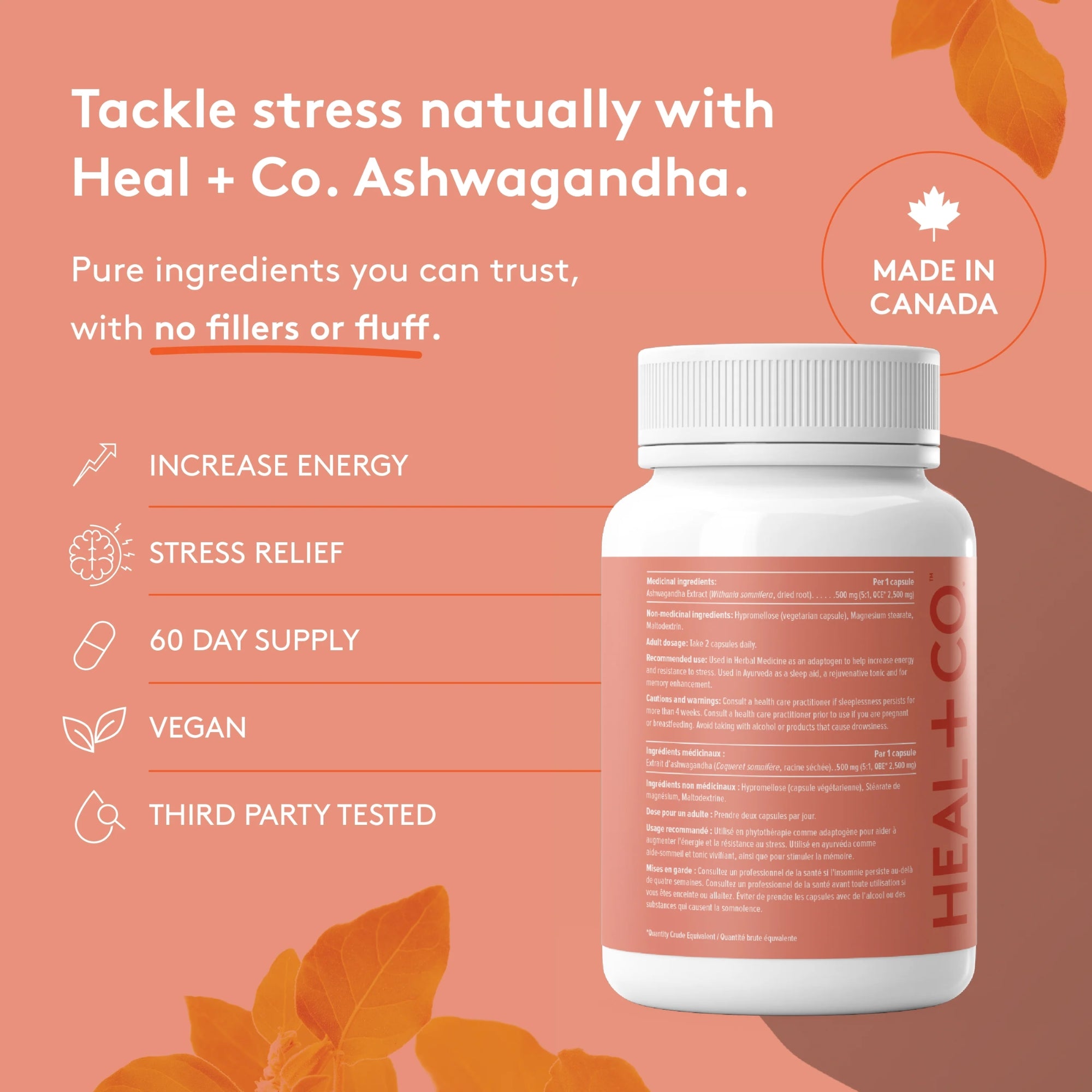 Ashwagandha 500 mg - 120 capsules