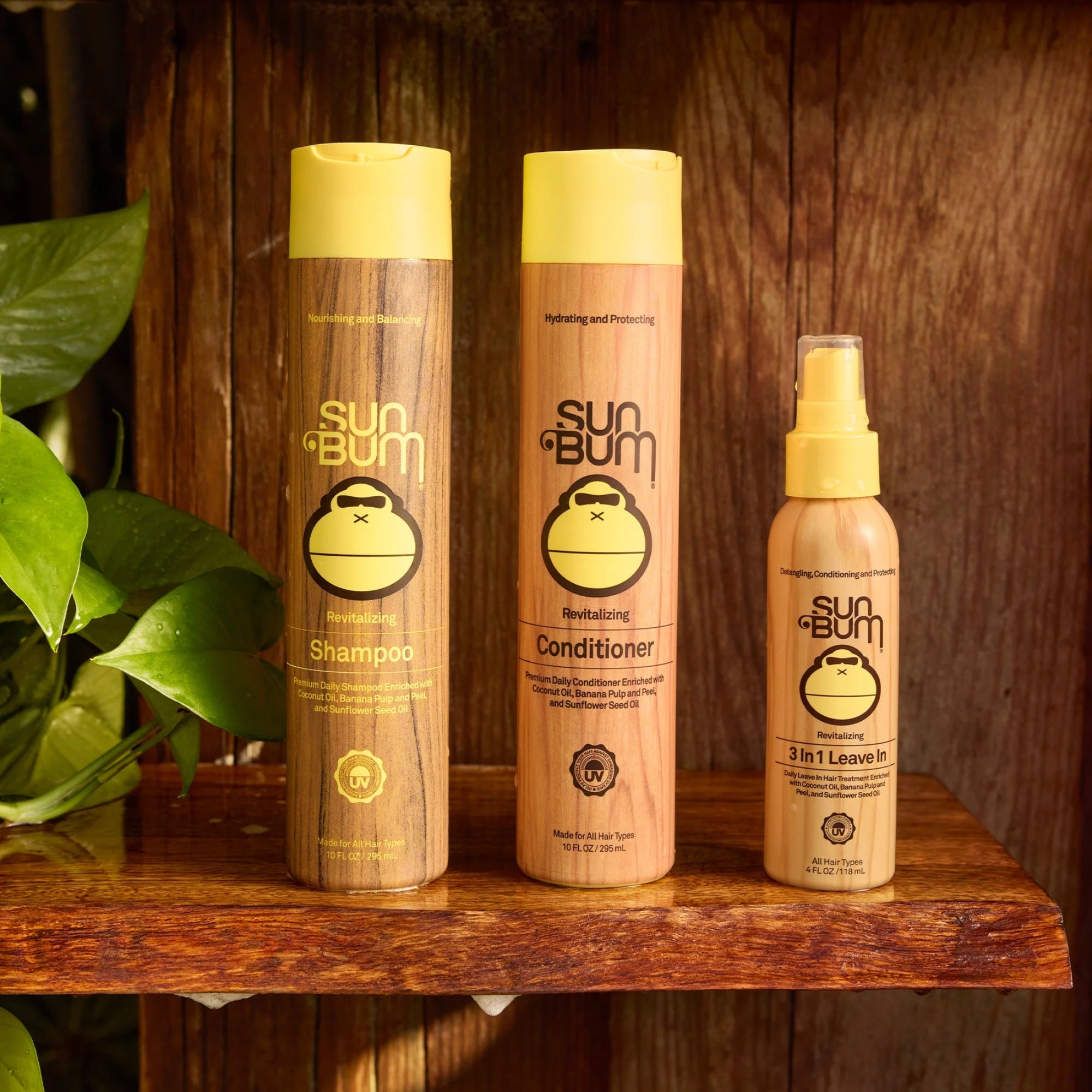 Sun Bum Beach Formula 3-In-1 Leave In Conditioner, 4 fl oz, 118 ml