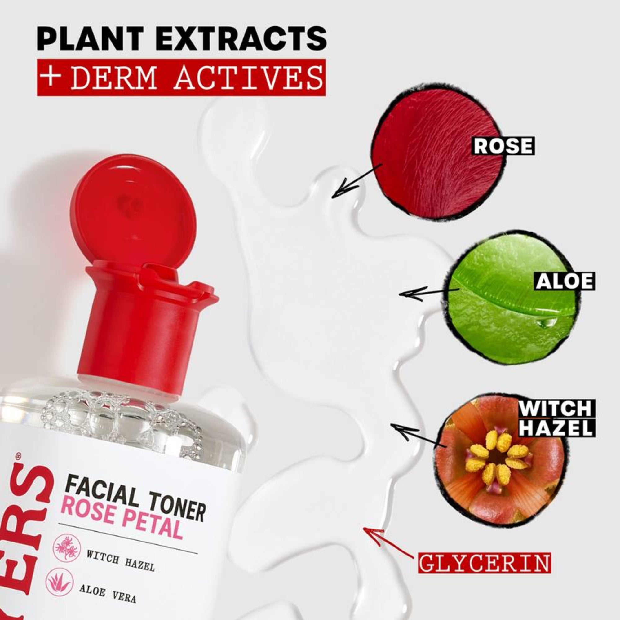 Thayers Alcohol-Free Rose Petal Witch Hazel Facial Toner, 12 fl oz, 355 ml