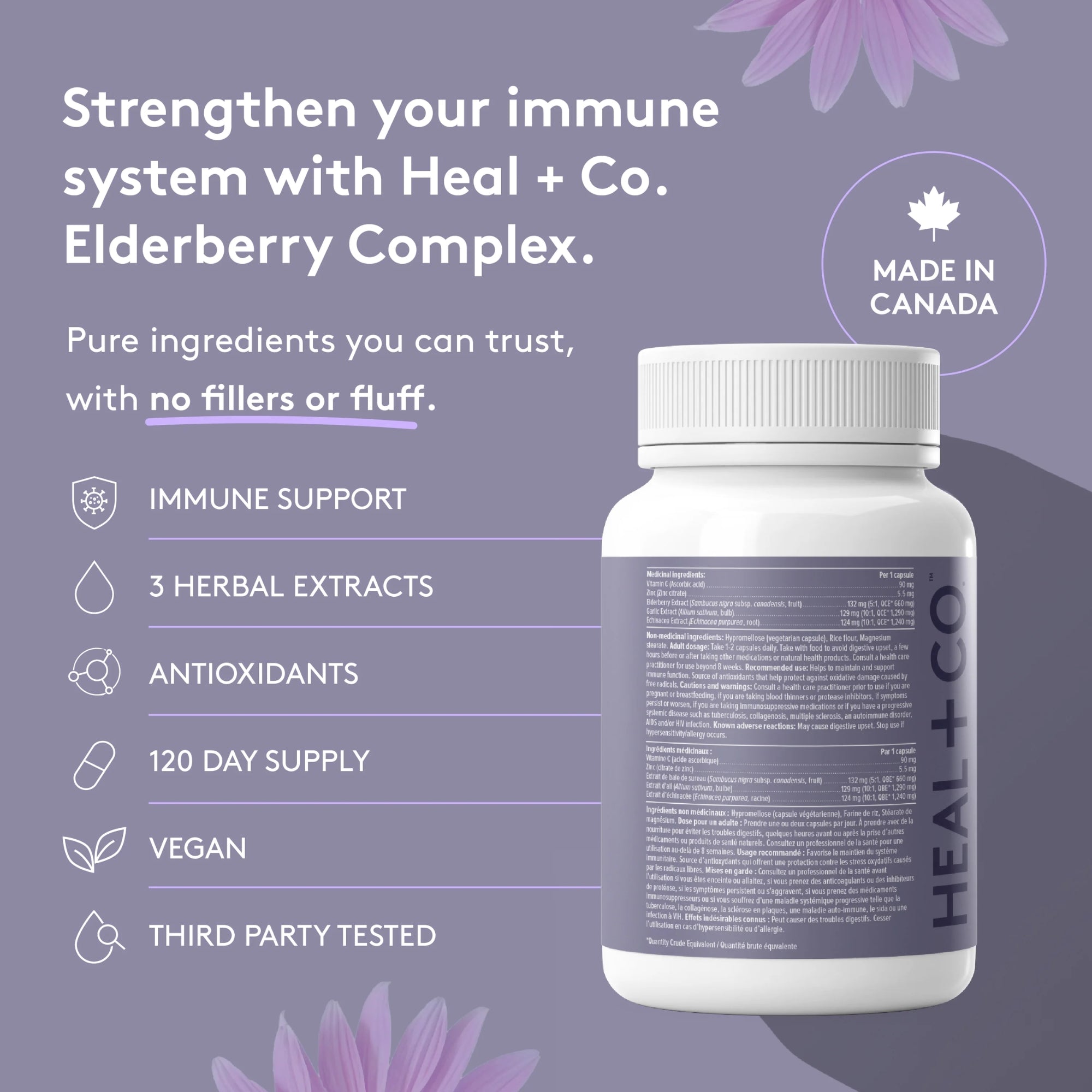 Elderberry Complex | Immune Support Blend - 120 capsules