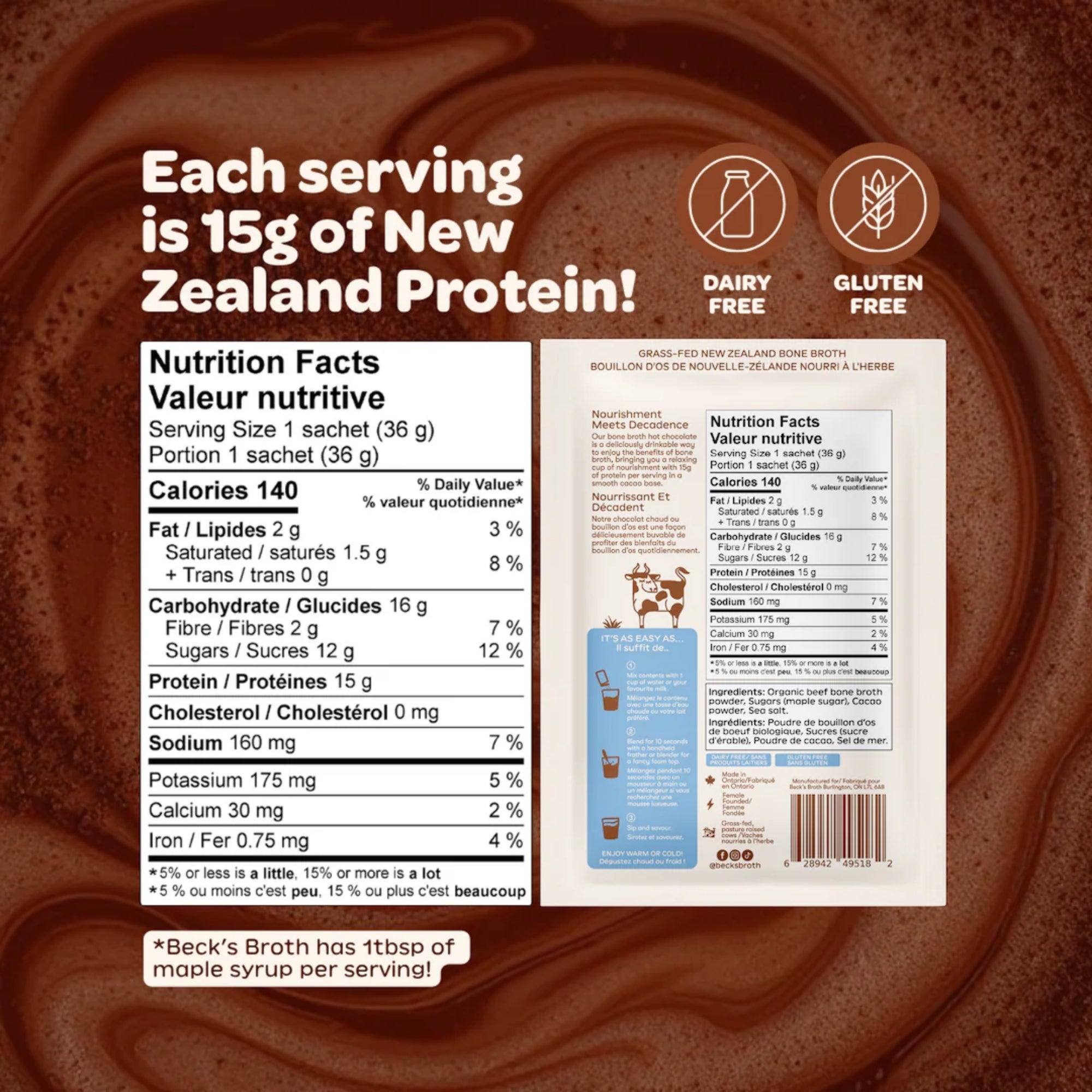Protein Hot Chocolate (12 Pack Carton)