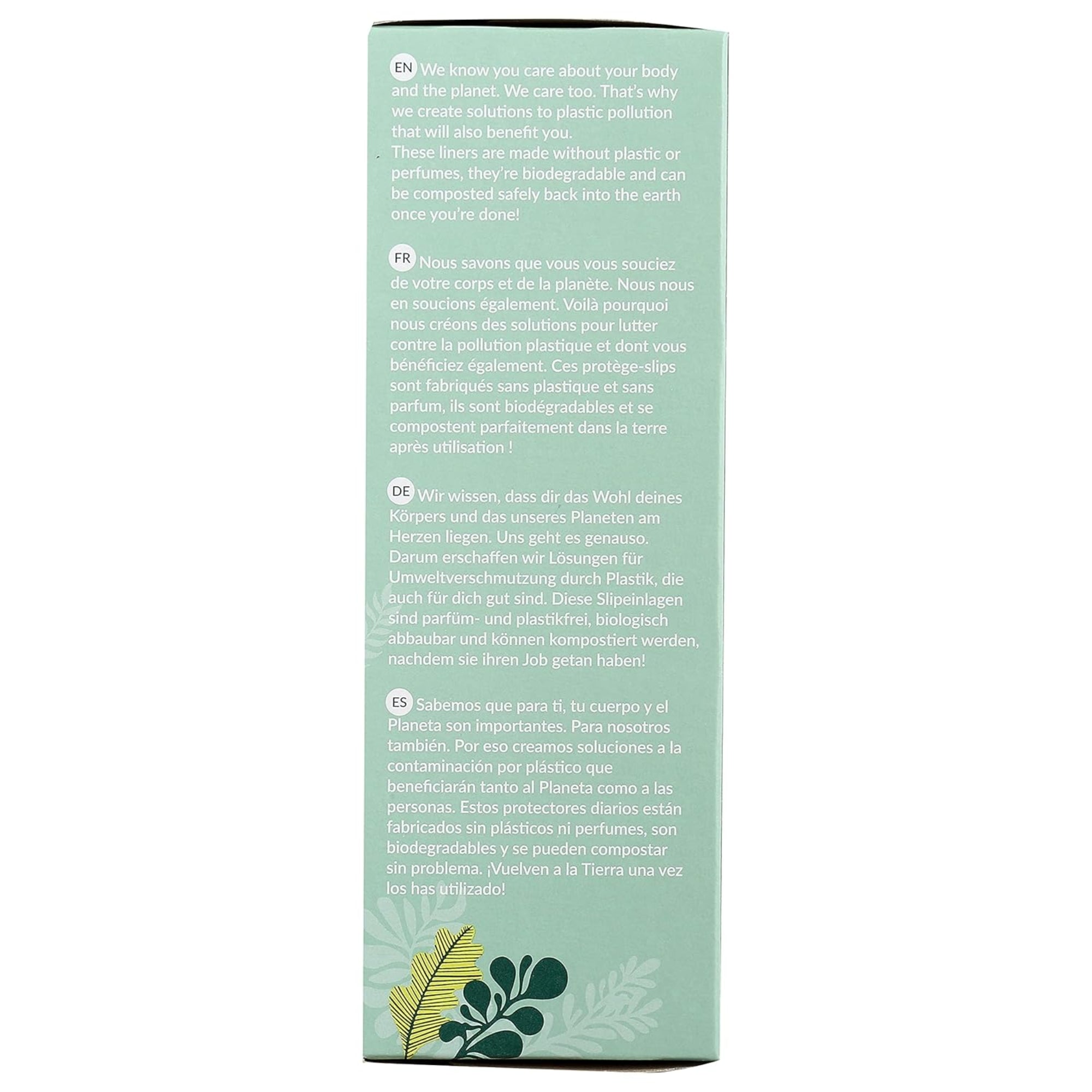 NATRACARE Mini Pant Liners, Unscented, (Pack of 30)