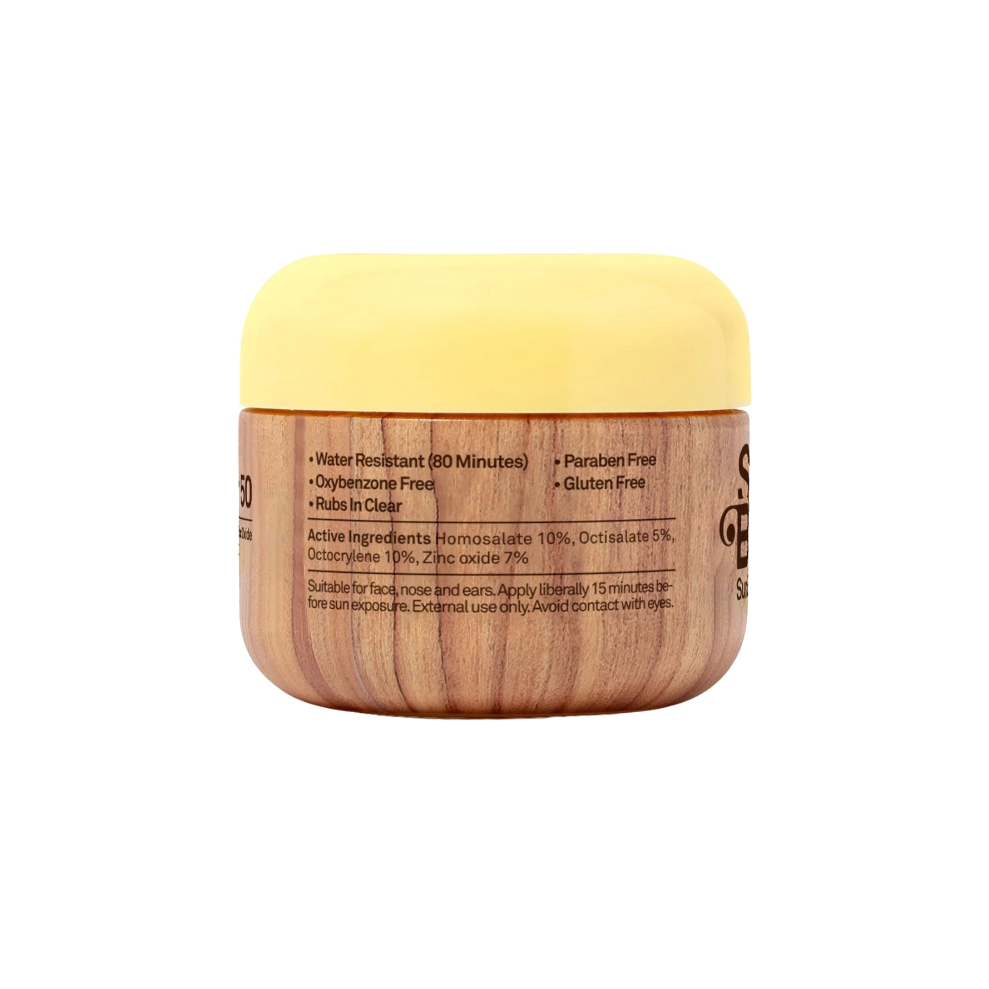 Sun Bum Original SPF 50 Face Cream, 1 fl oz, 30 ml