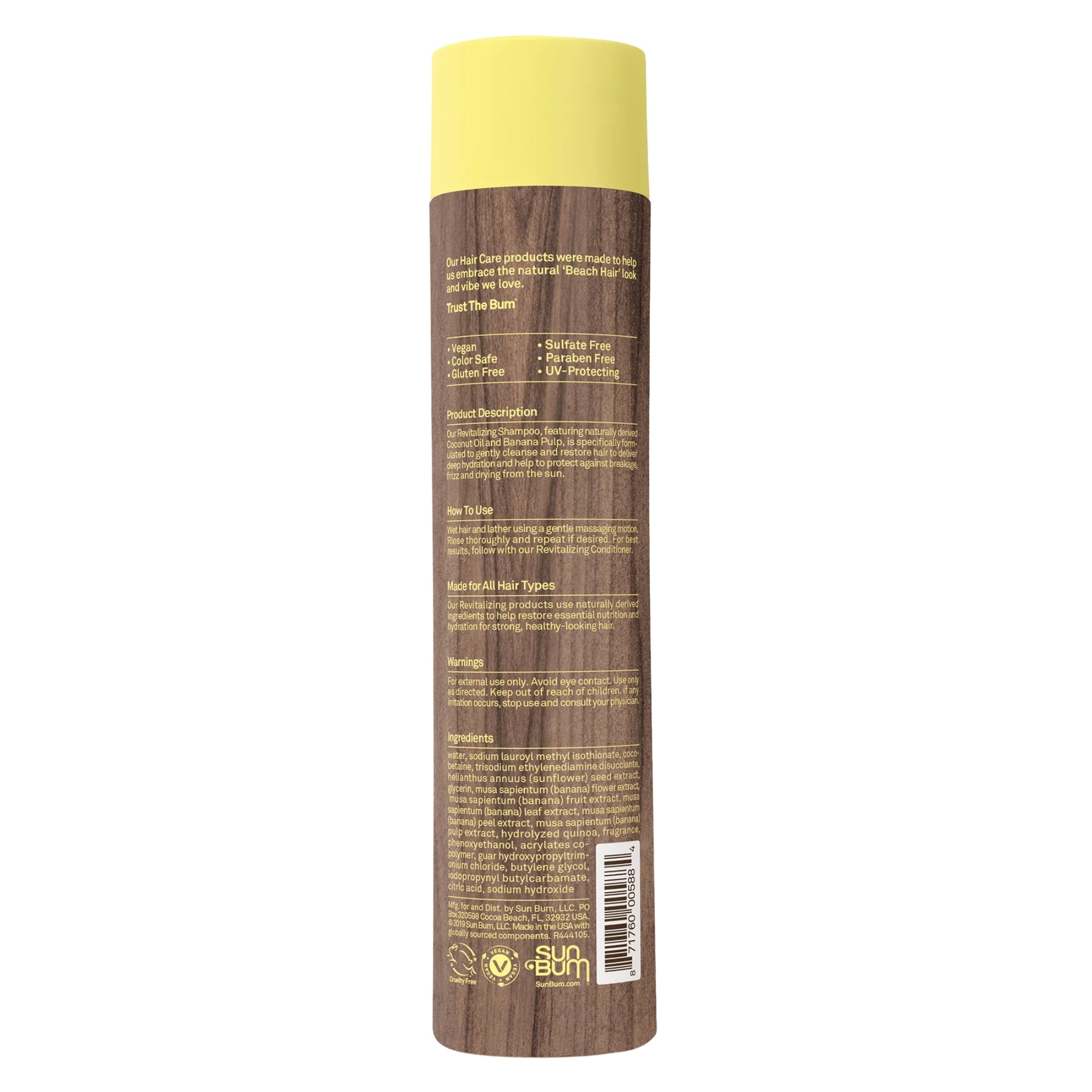 Sun Bum Revitalizing Shampoo, 10 fl oz, 295 ml