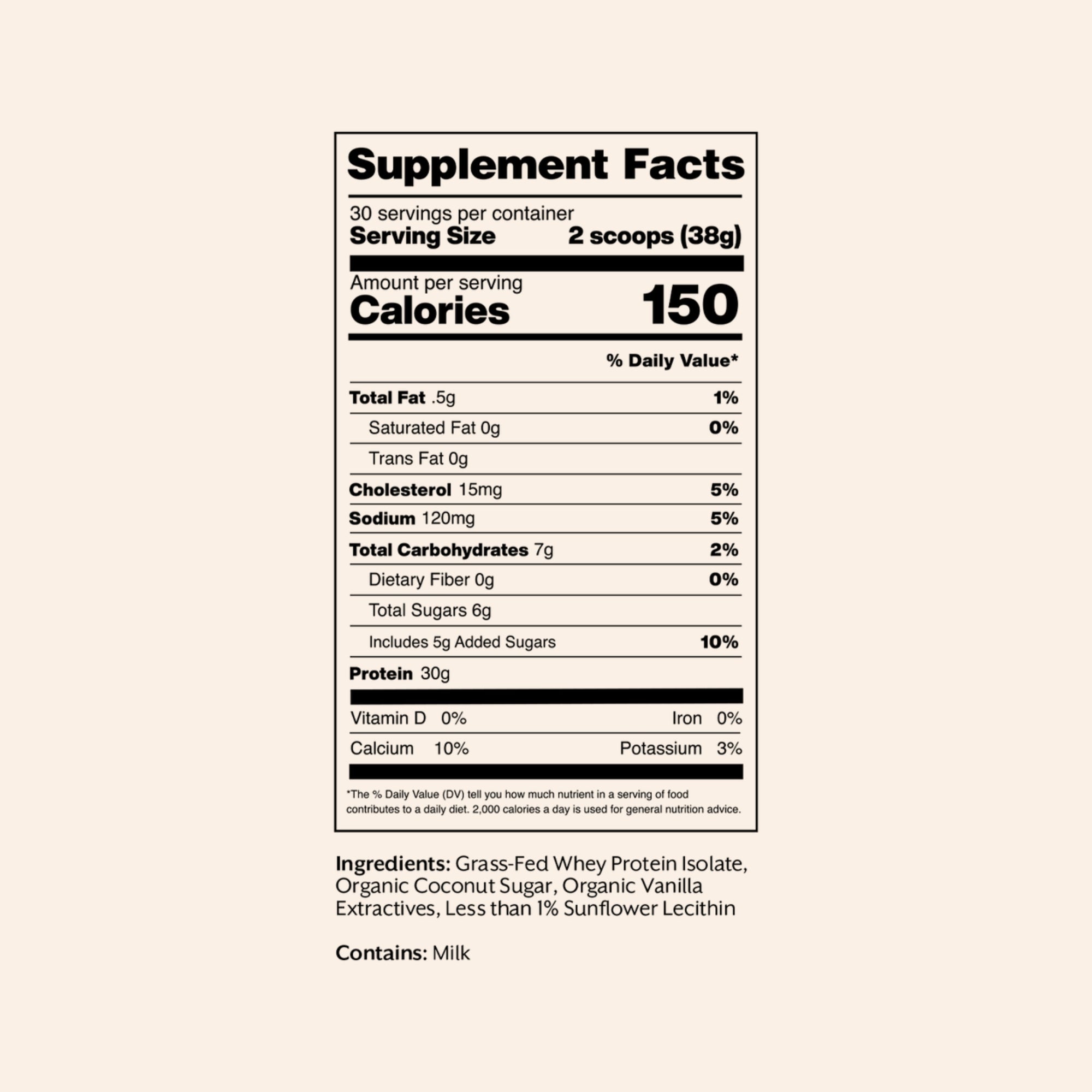 Whey Isolate Protein Powder, 2.5 lb (1.13kg)